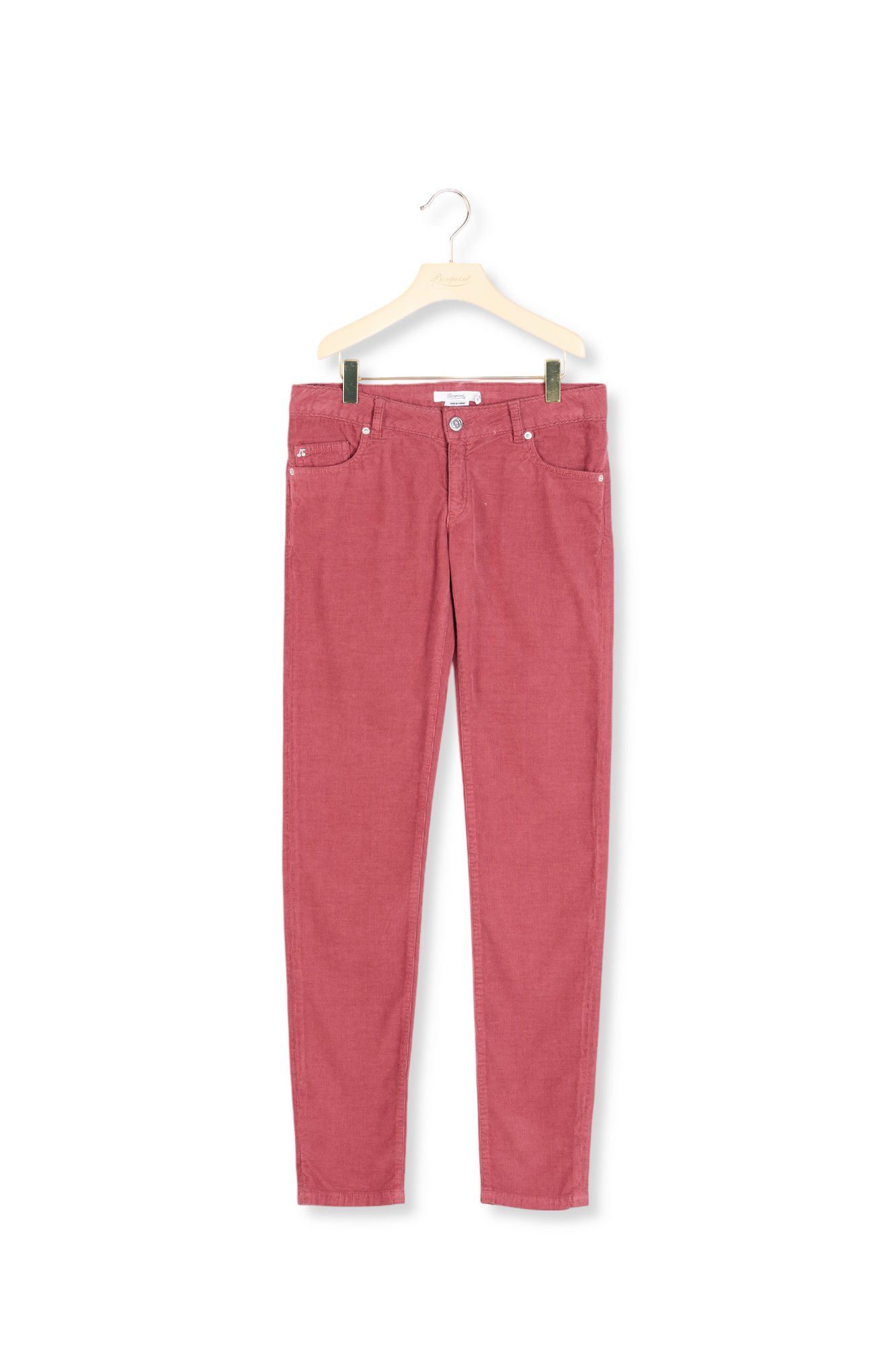 Pantalon slim  en velours milleraies Bonpoint Vintage seconde main photo 1