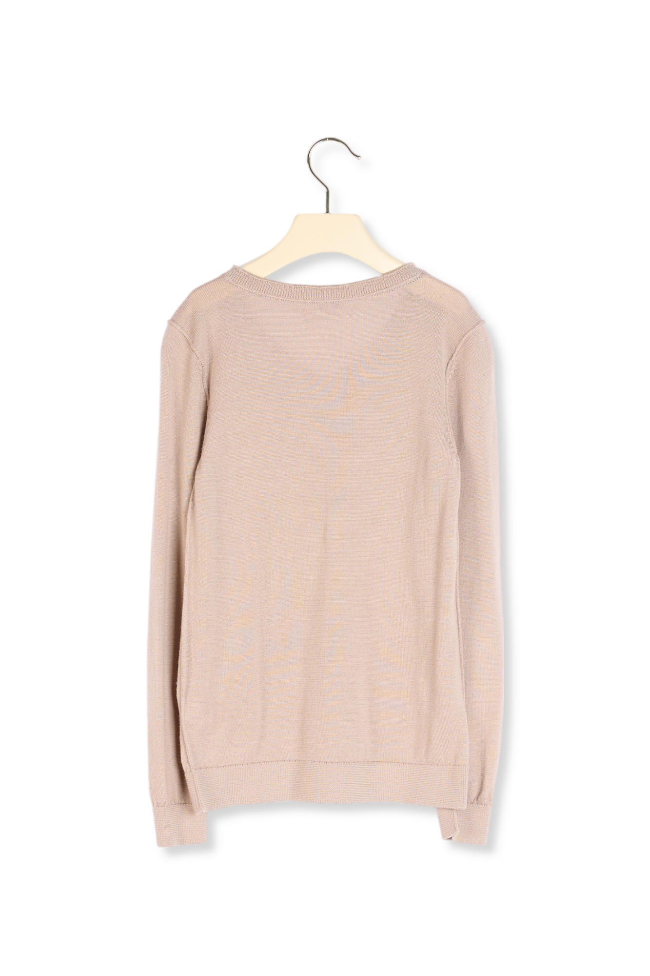 Pull col V en laine mérinos Bonpoint Vintage seconde main photo 3