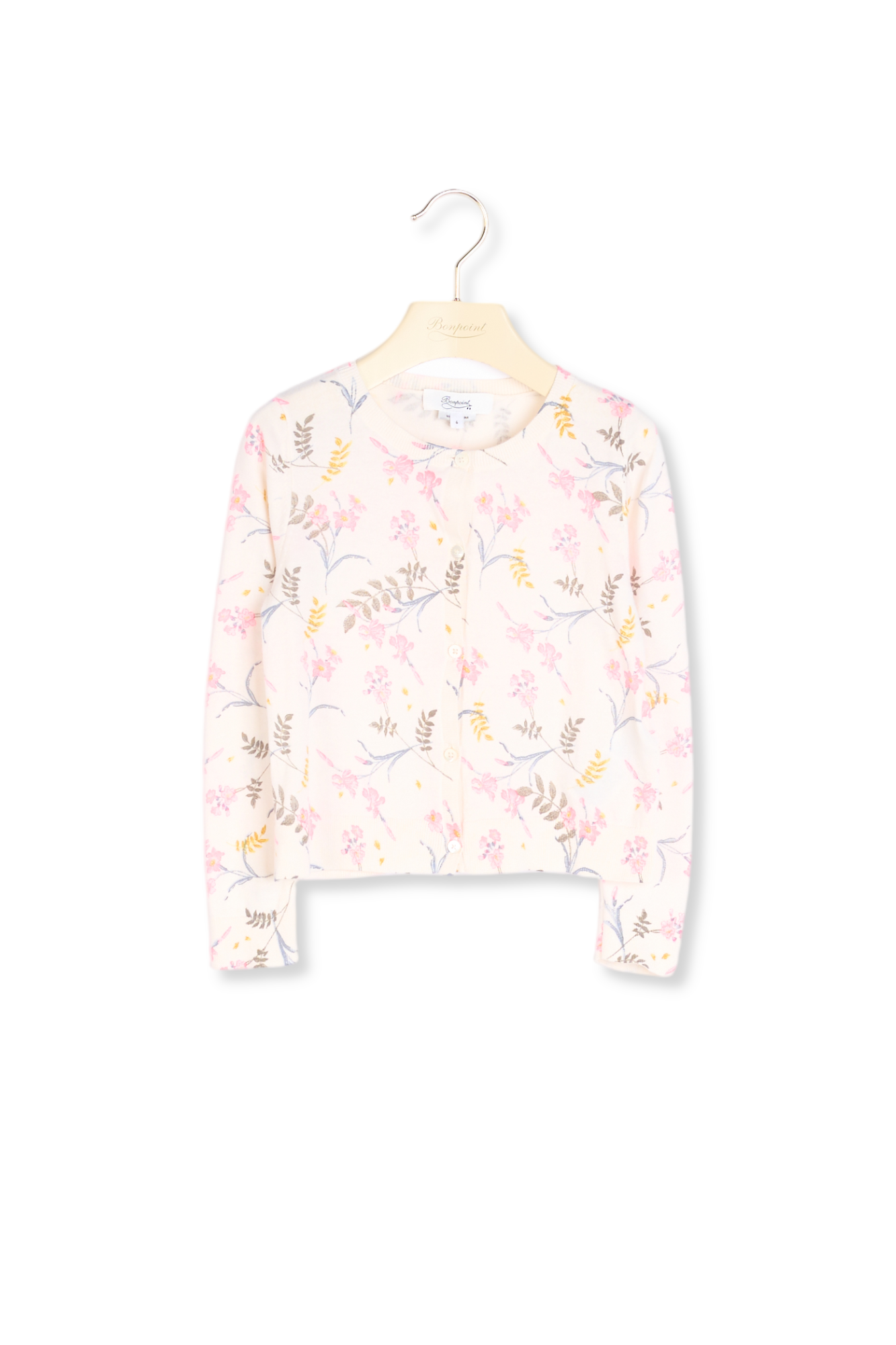 Cardigan en coton imprimé Bonpoint Vintage seconde main photo 1