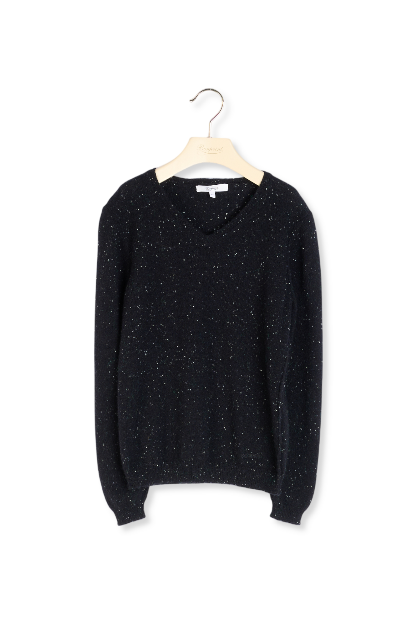 Pull col V en cachemire Bonpoint Vintage seconde main photo 2