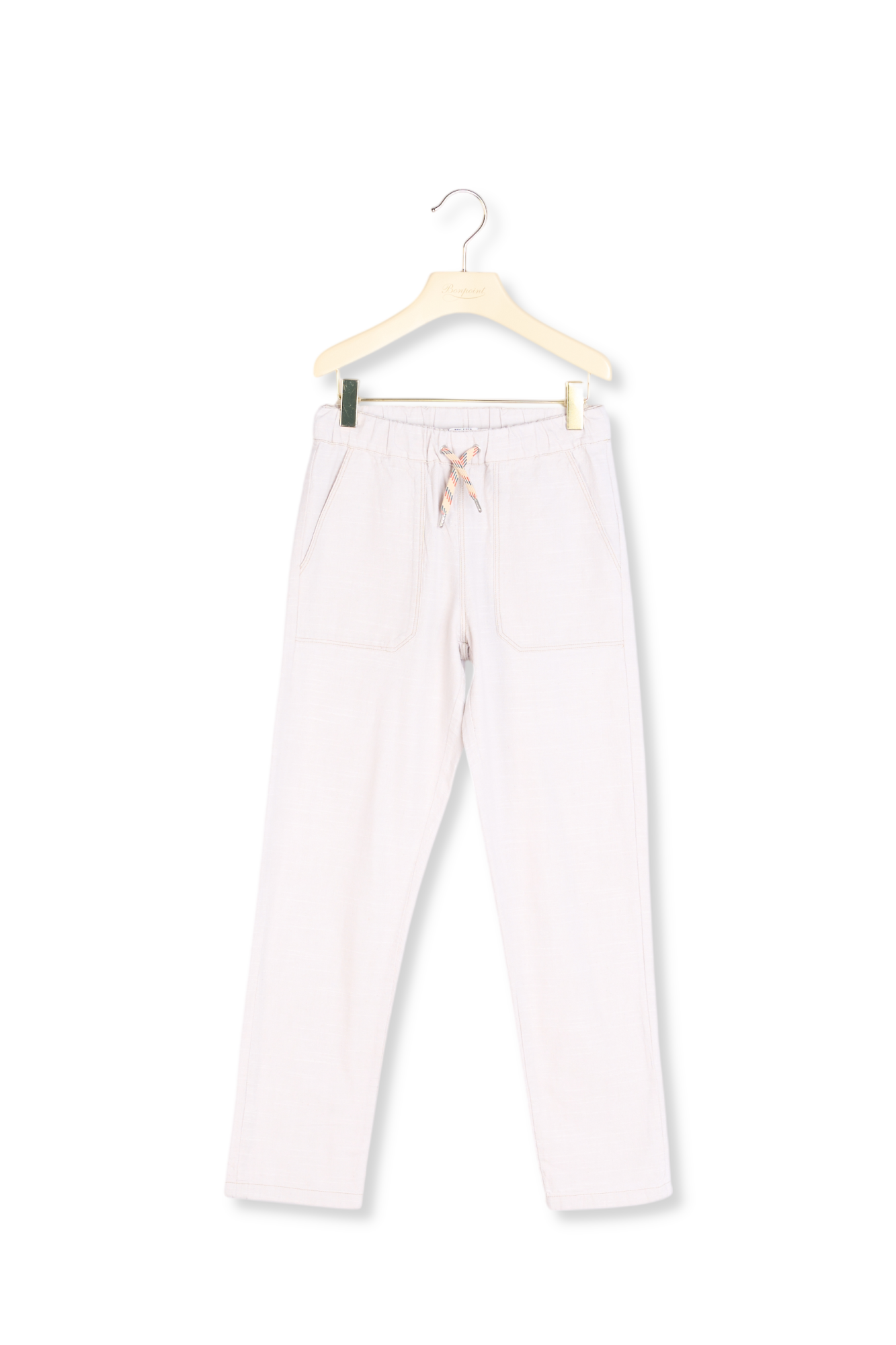 Pantalon ajustable en chambray Bonpoint Vintage seconde main photo 2