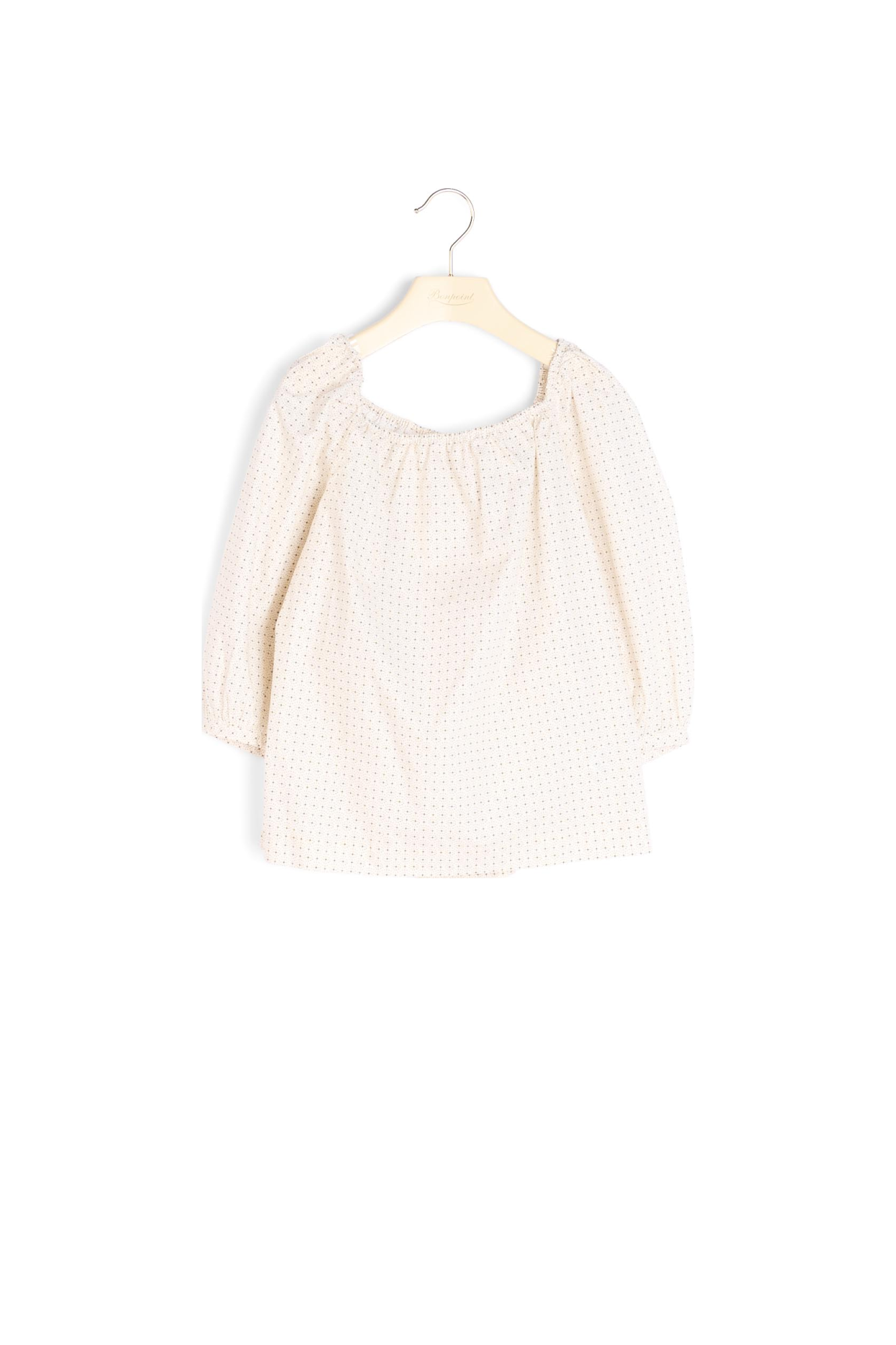 Blouse en voile de coton imprimé Bonpoint Vintage seconde main photo 1