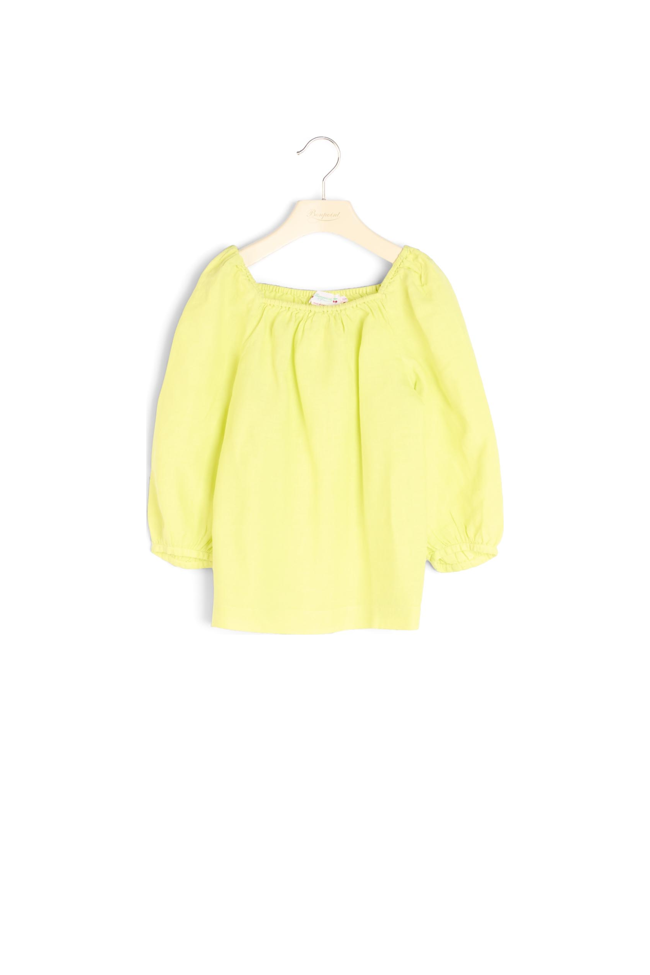 Blouse en lin Bonpoint Vintage seconde main photo 2