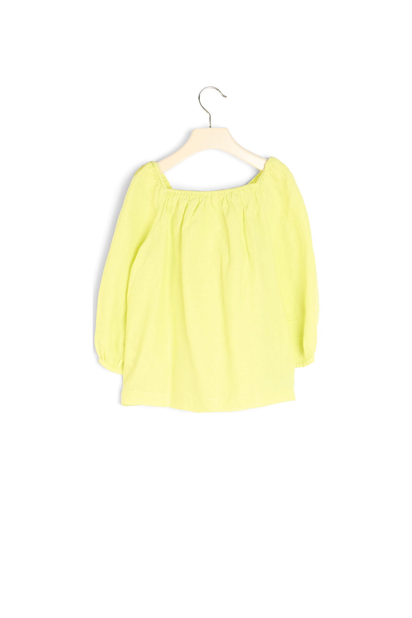 Blouse en lin Bonpoint Vintage seconde main photo 3