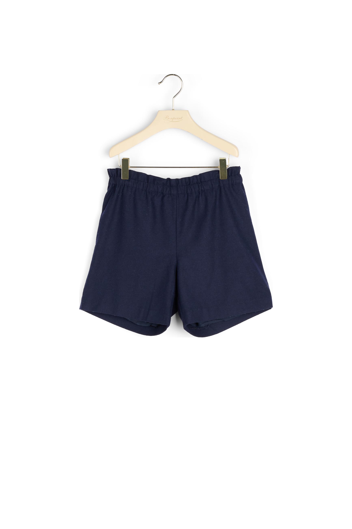 Short élastiqué en flanelle Bonpoint Vintage seconde main photo 1