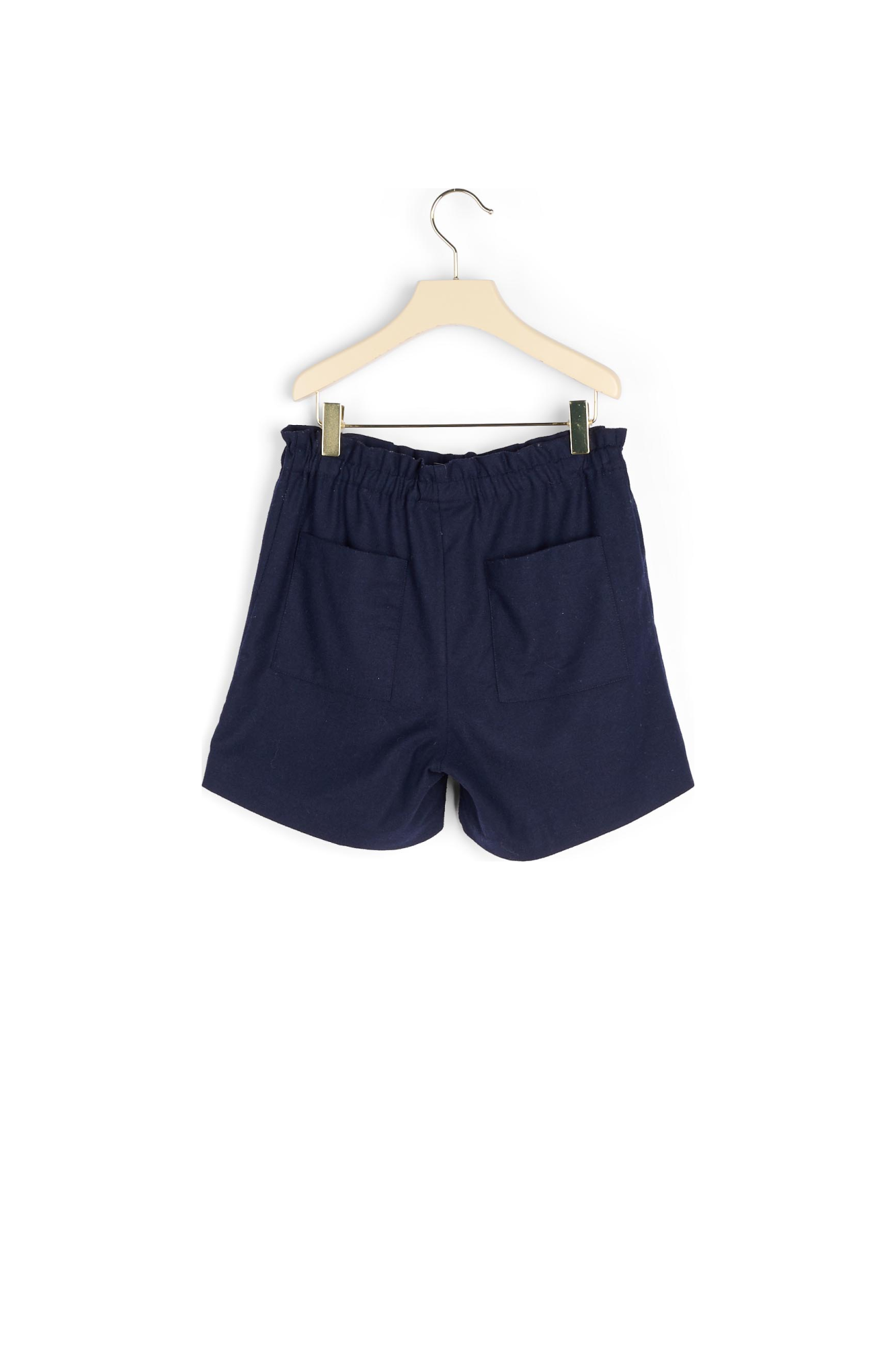 Short élastiqué en flanelle Bonpoint Vintage seconde main photo 2