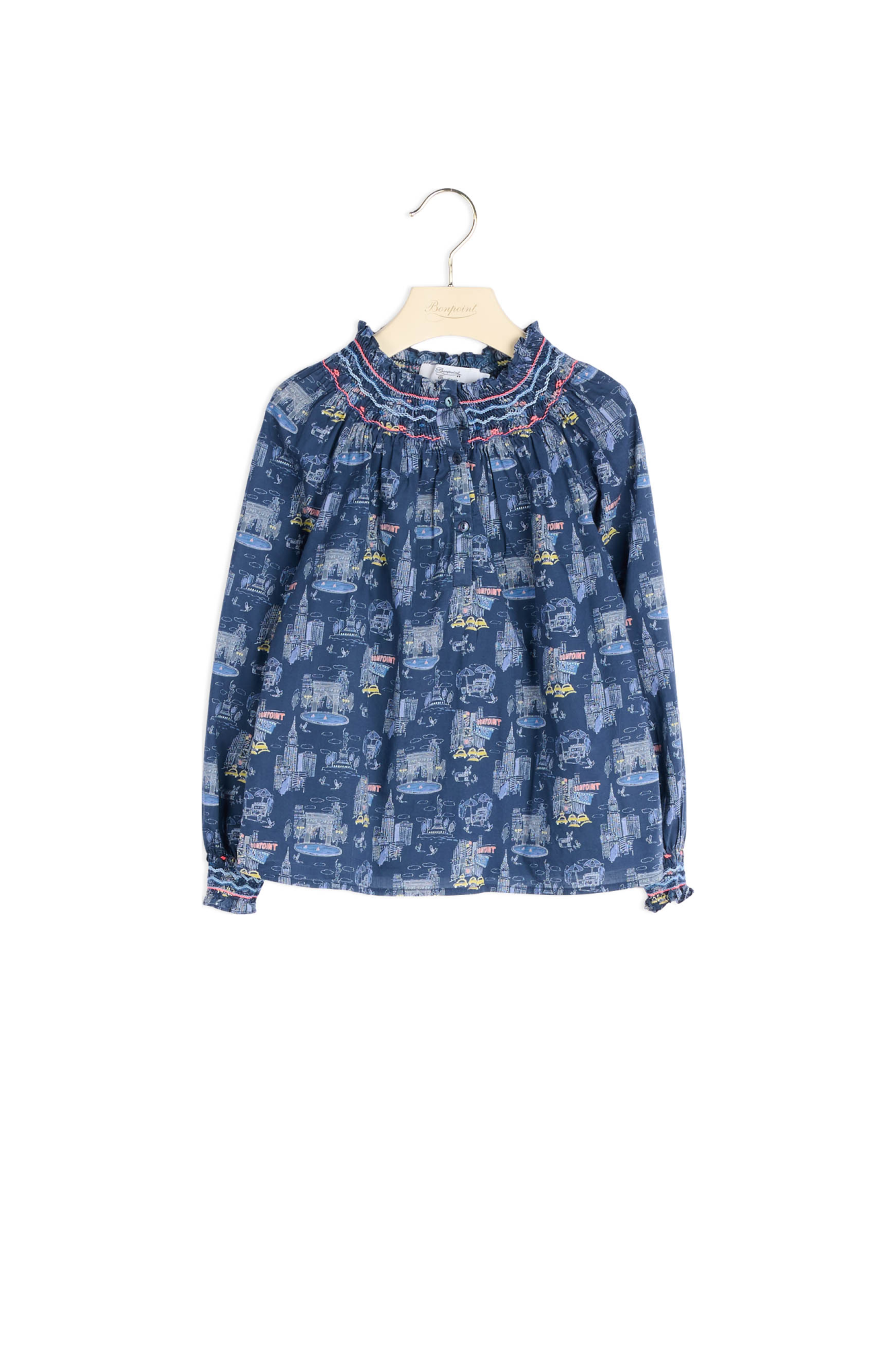 Blouse en tissu Liberty exclusif Bonpoint Vintage seconde main photo 1