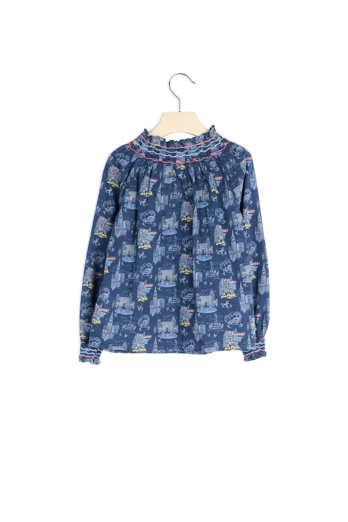 Blouse en tissu Liberty exclusif Bonpoint Vintage seconde main photo 2