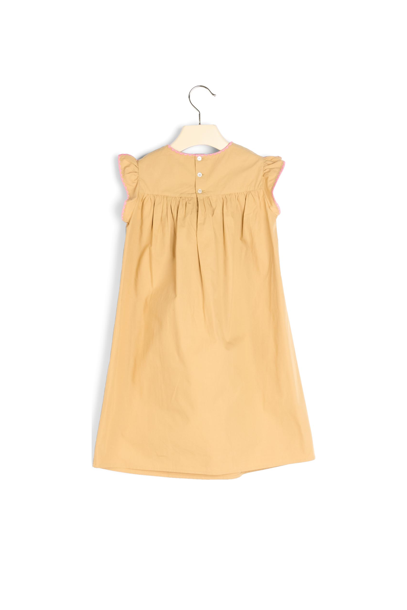 Robe en popeline brodée Bonpoint Vintage seconde main photo 3