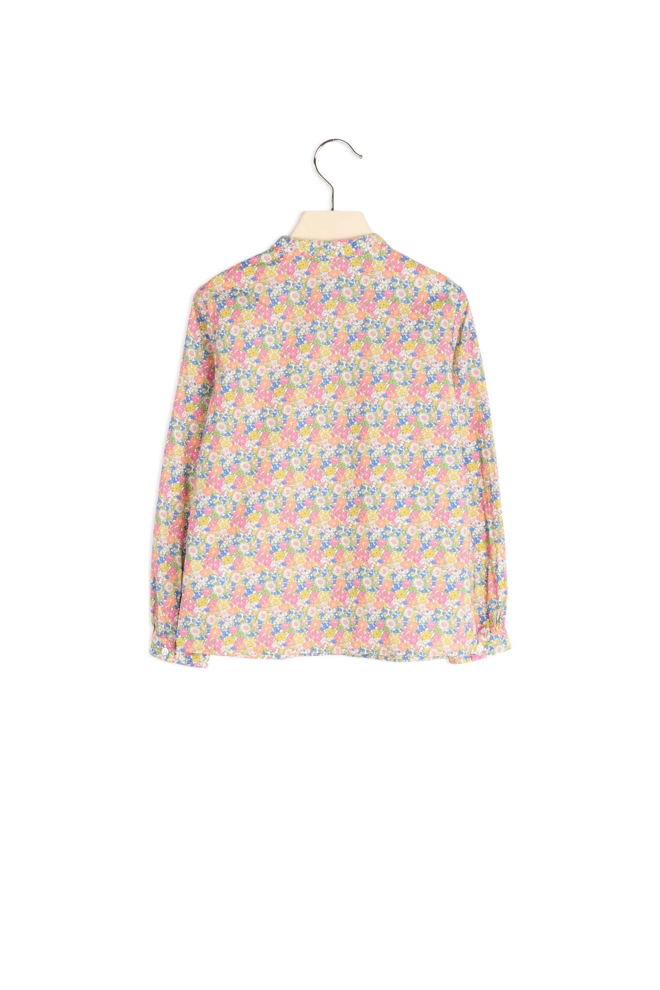 Blouse manches longues en tissu liberty Bonpoint Vintage seconde main photo 3