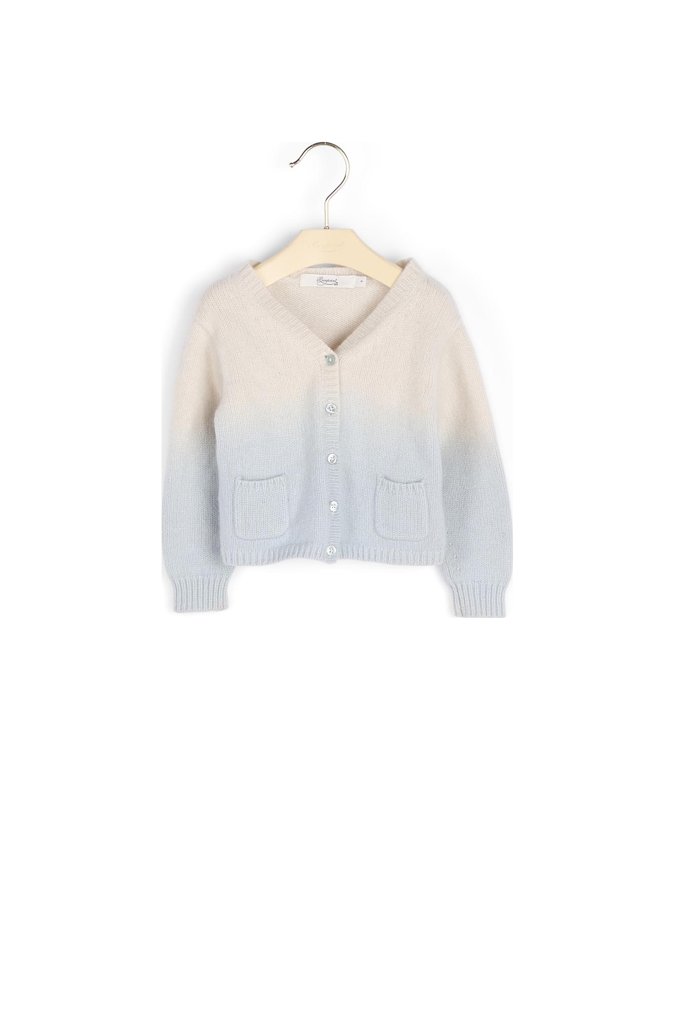 Cardigan cachemire effet dégradé Bonpoint Vintage seconde main photo 2
