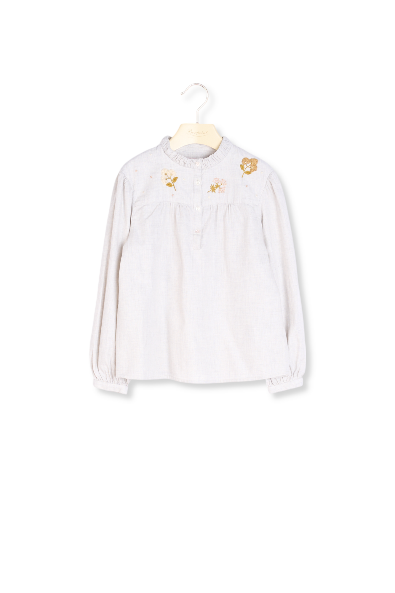 Blouse brodée main Bonpoint Vintage seconde main photo 1