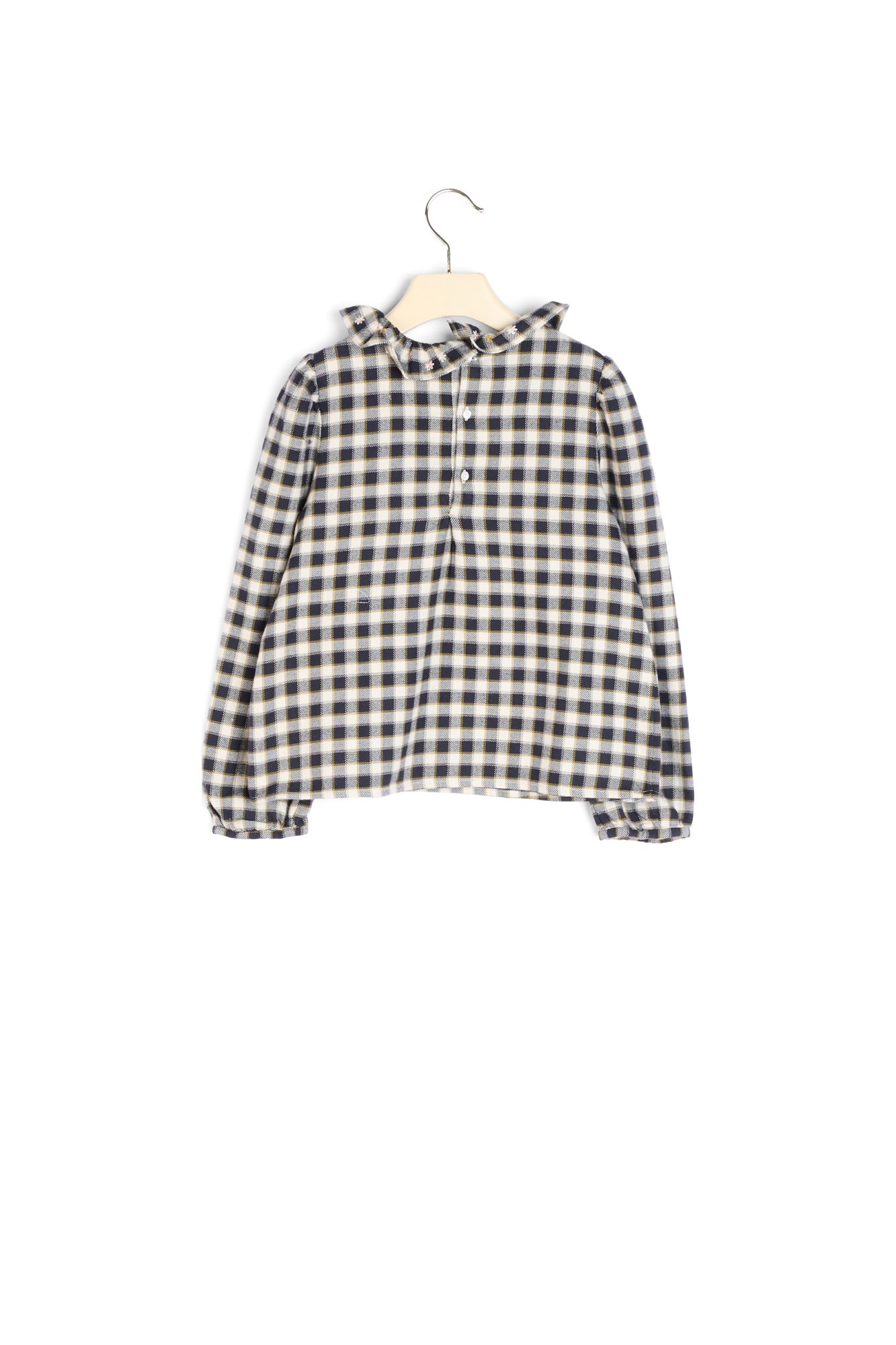 Blouse brodée Timber Bonpoint Vintage seconde main photo 3