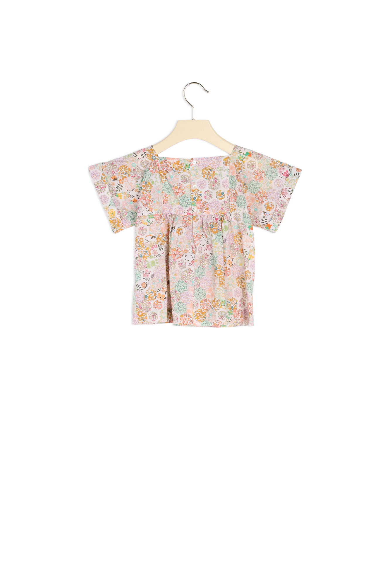 Blouse Pays à motif Liberty Bonpoint Vintage seconde main photo 3
