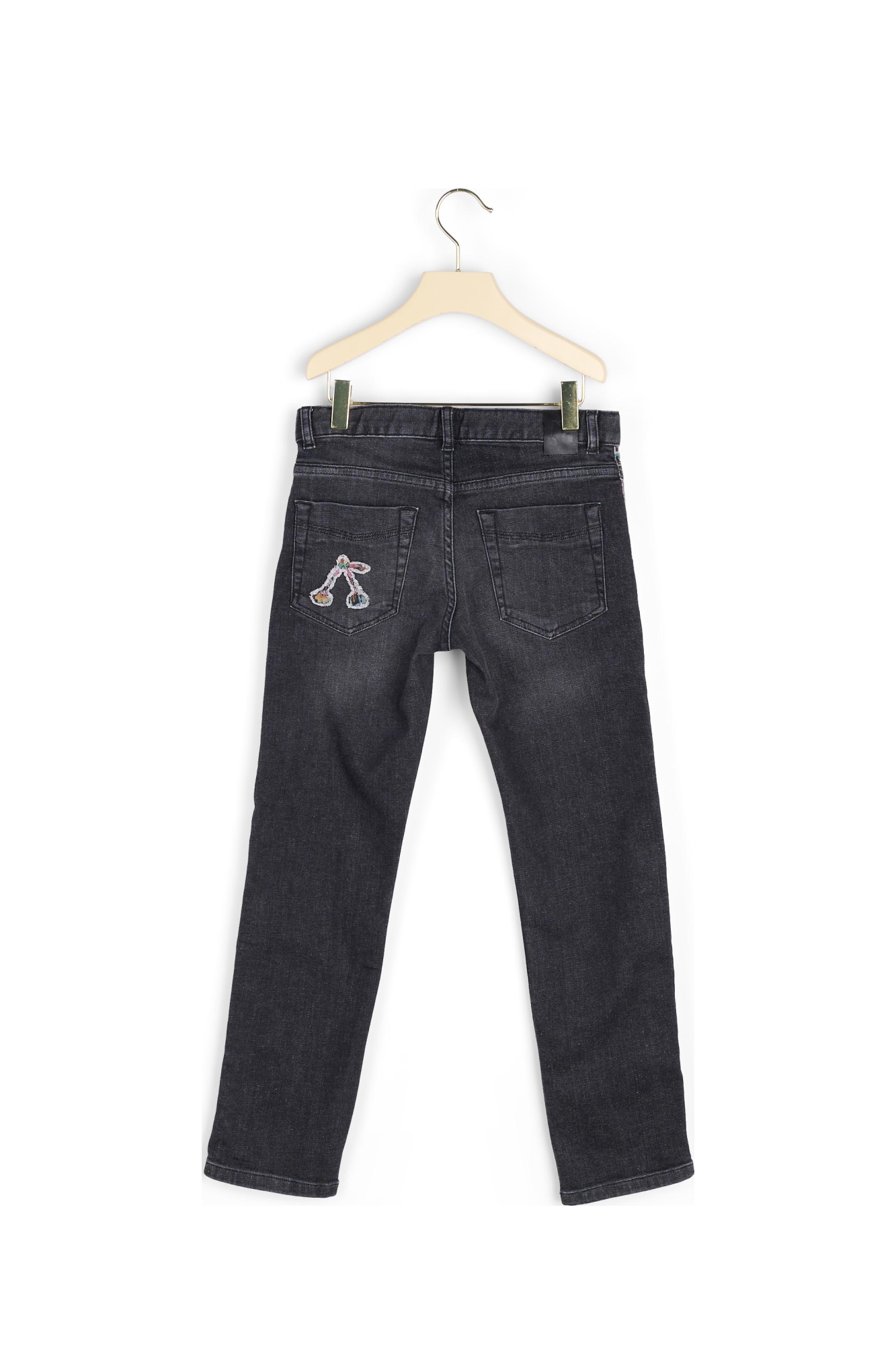Pantalon  denim et tissu Liberty Bonpoint Vintage seconde main photo 3
