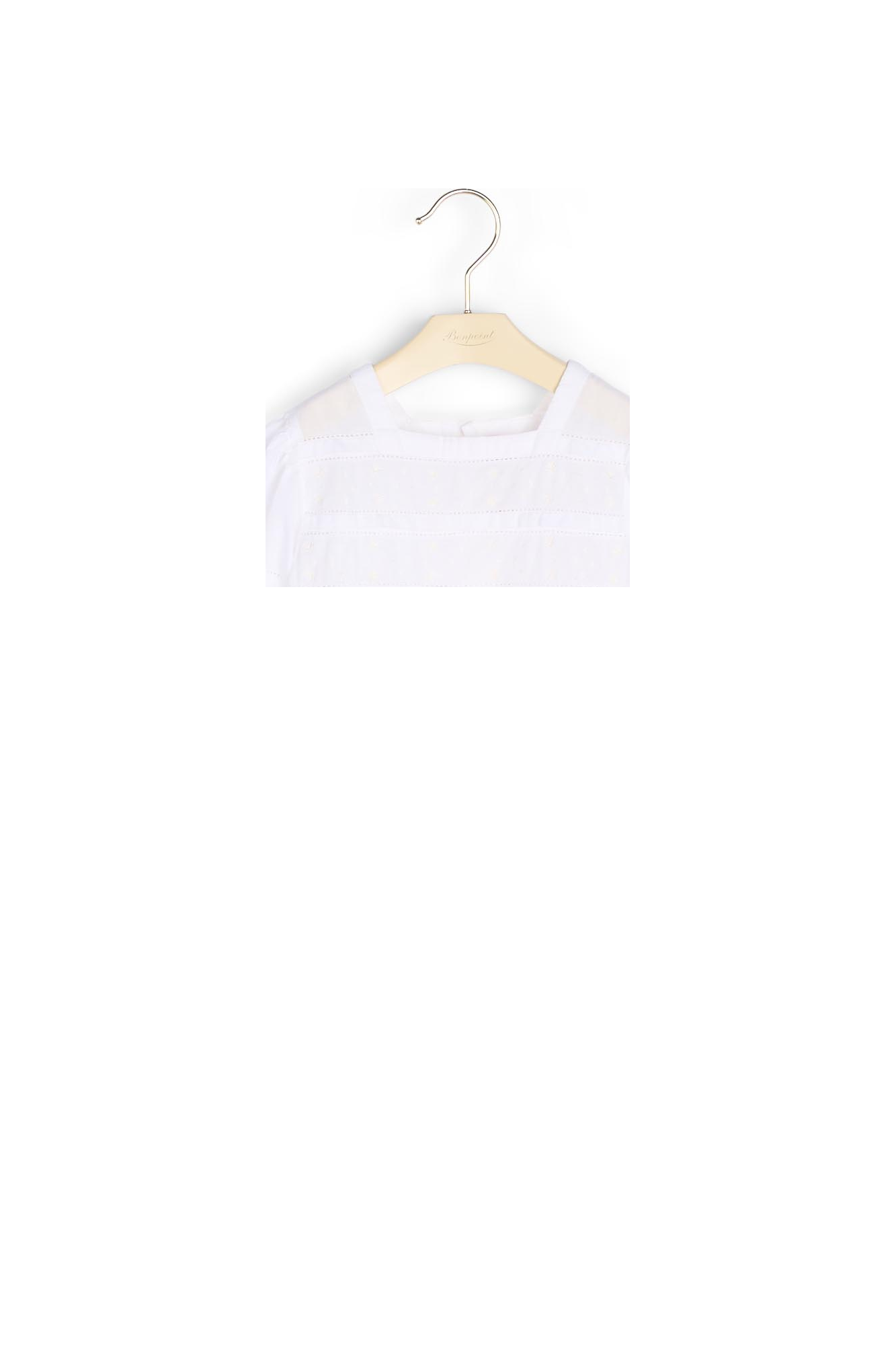 Robe en voile de coton brodé Bonpoint Vintage seconde main photo 1