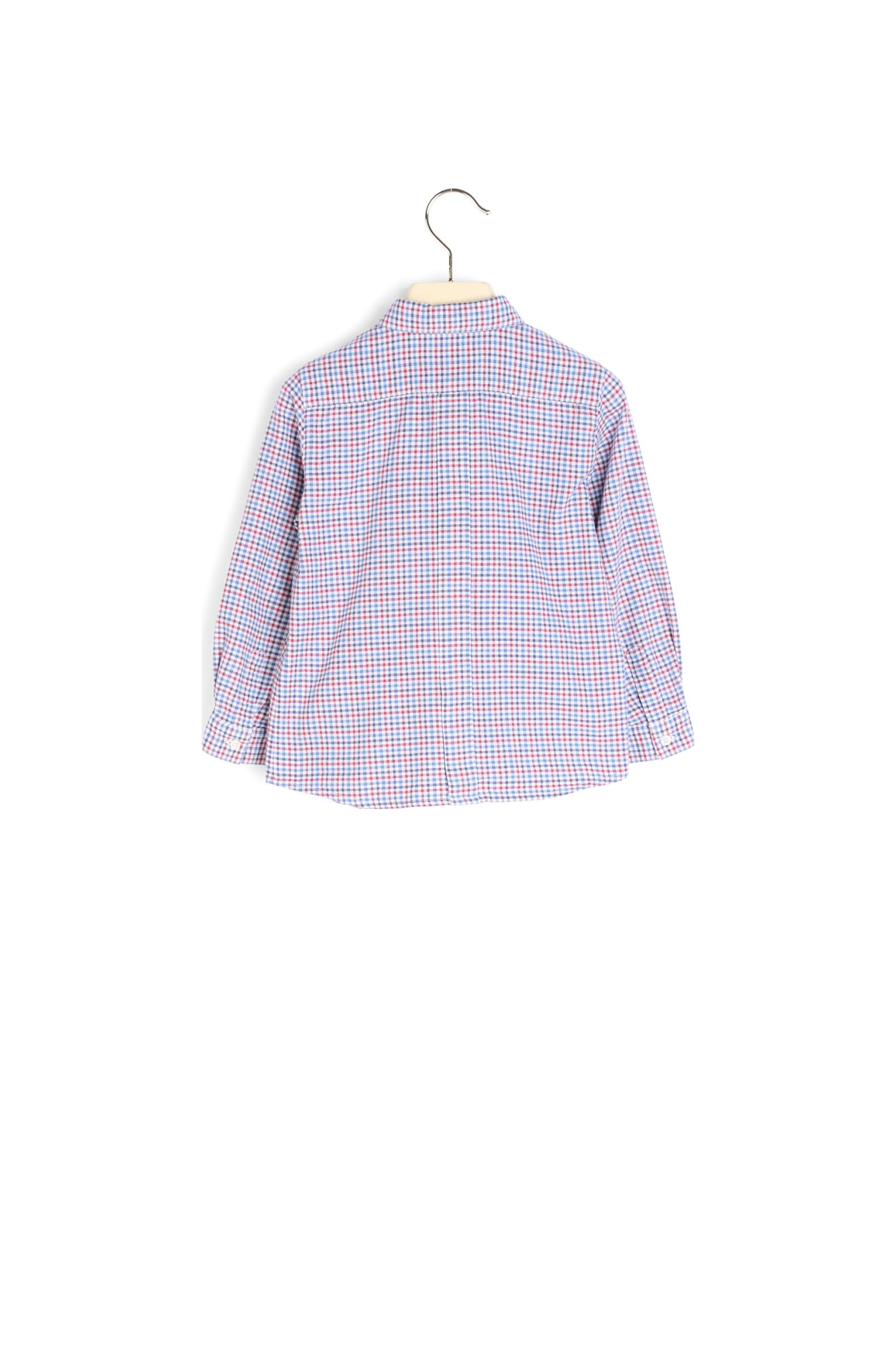 Chemise en twill carreaux Bonpoint Vintage seconde main photo 3