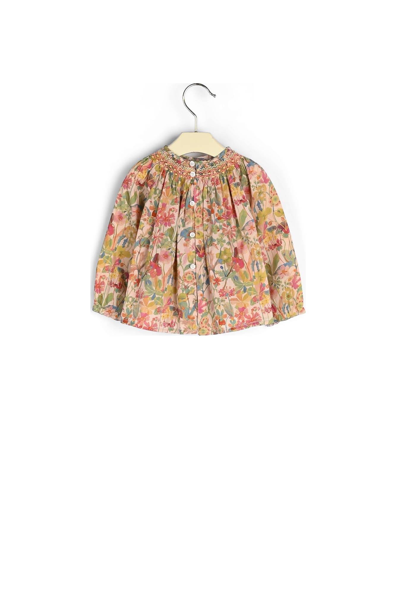 Blouse Griotte à motif Liberty Bonpoint Vintage seconde main photo 2
