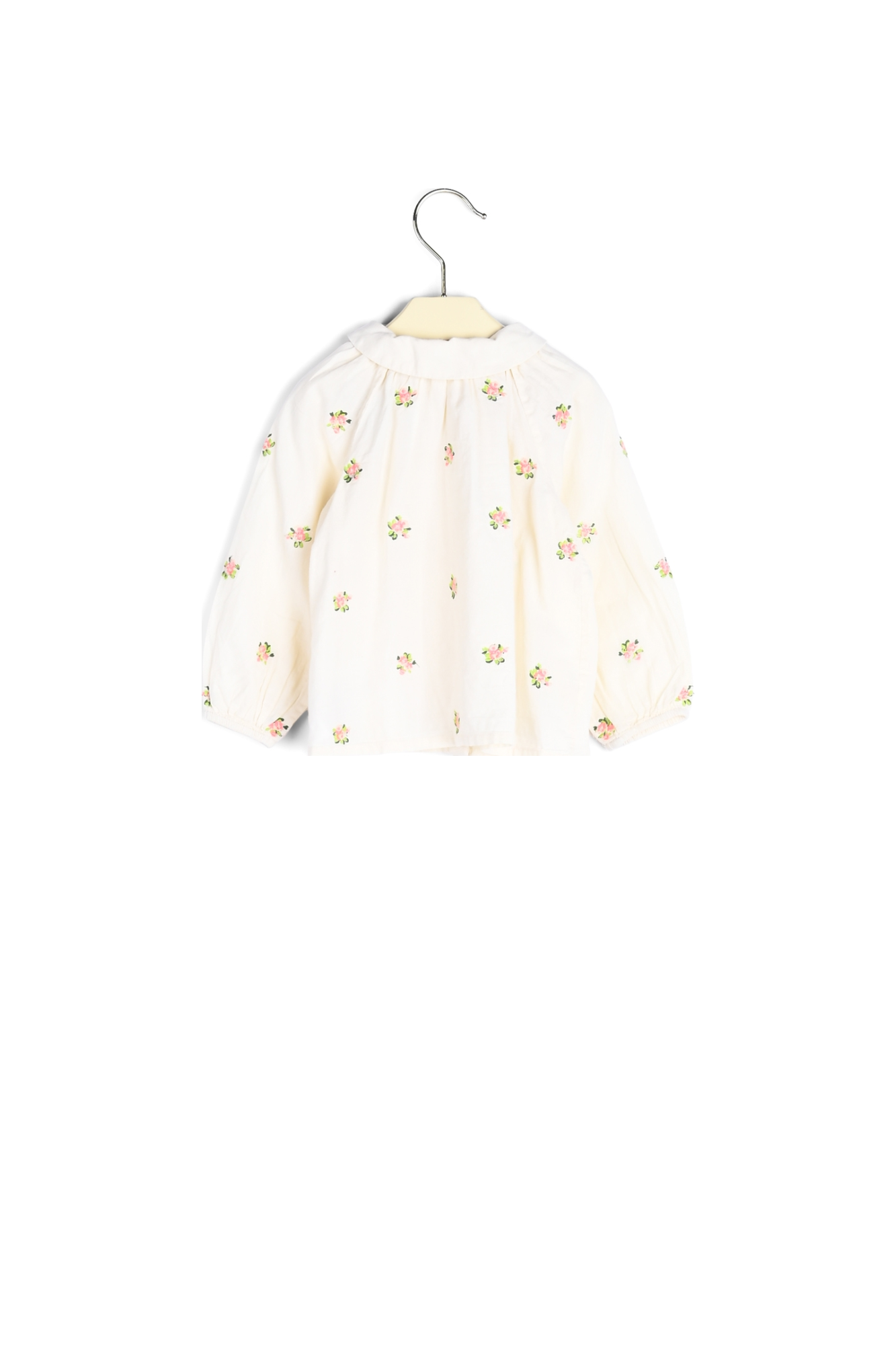 Blouse en voile de coton brodé Bonpoint Vintage seconde main photo 3