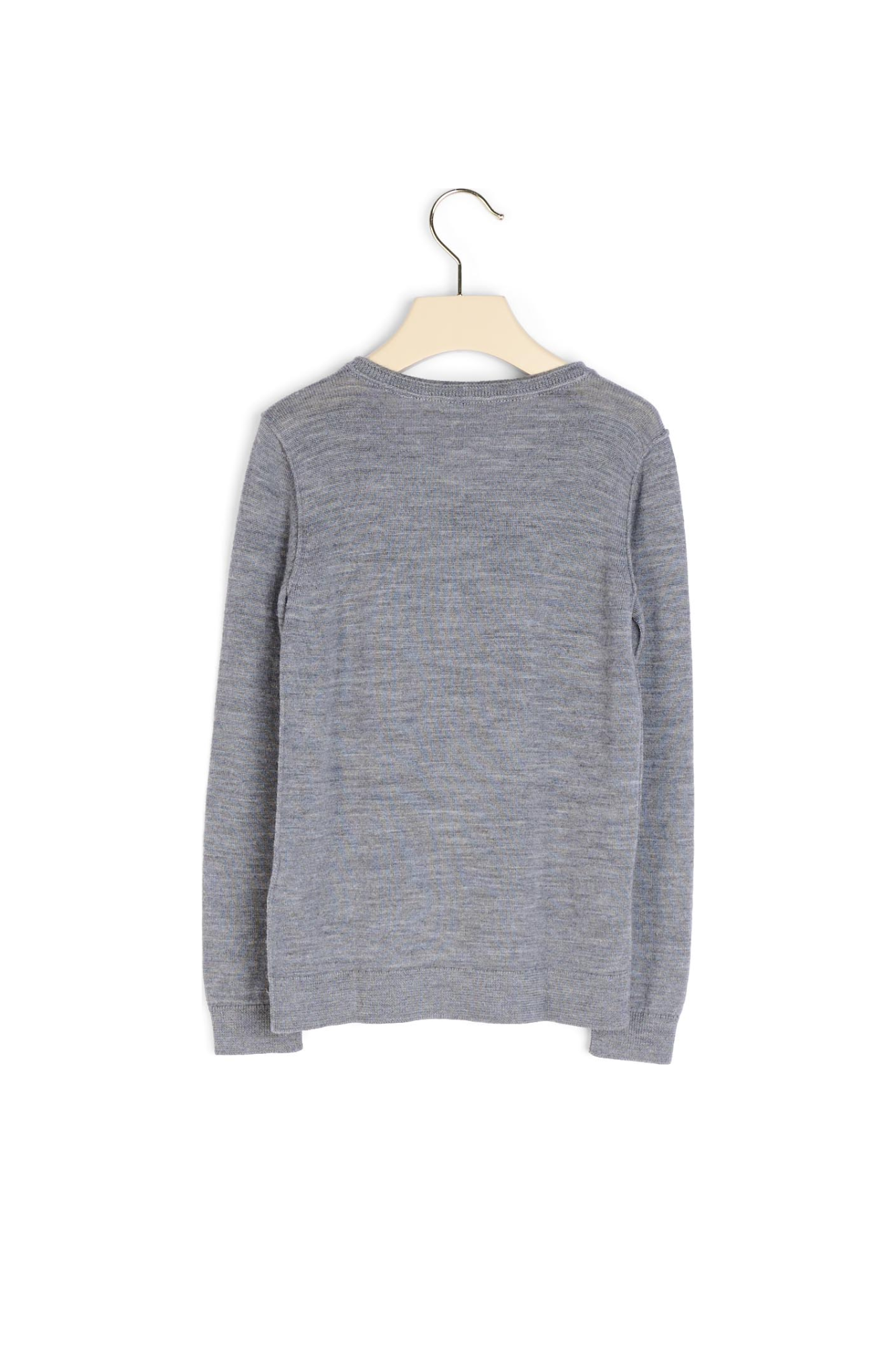 Pull col V en laine mérinos Bonpoint Vintage seconde main photo 3