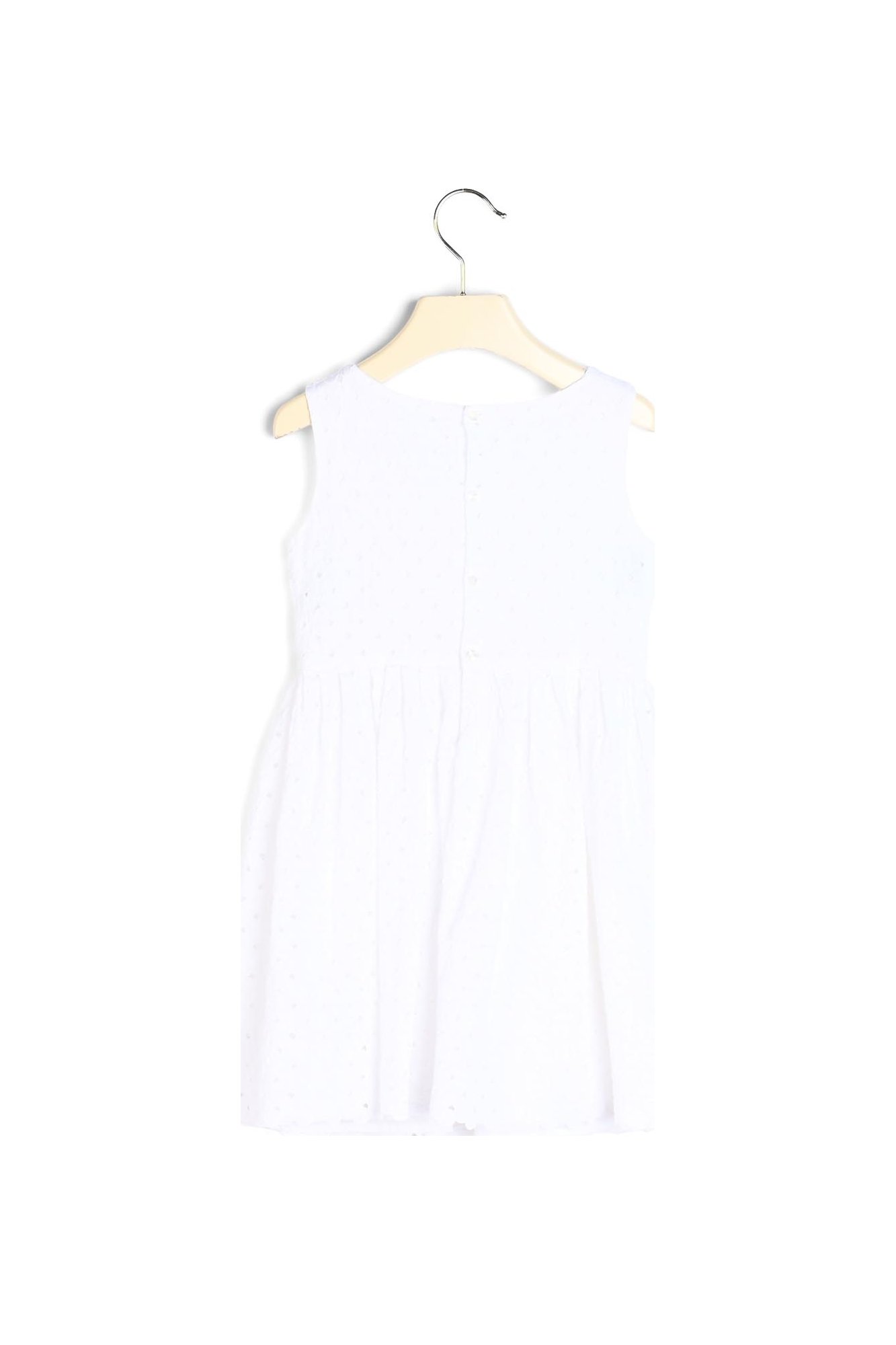 Robe en coton brodé Bonpoint Vintage seconde main photo 3