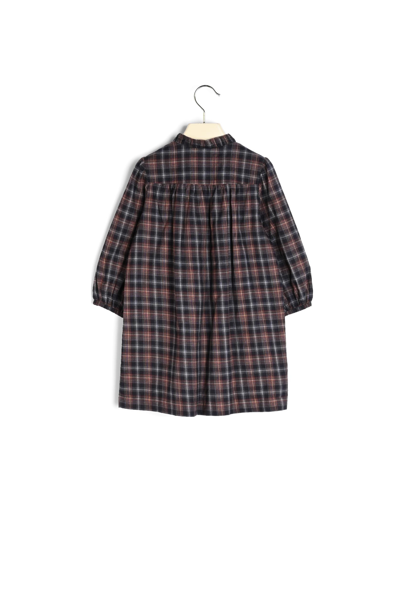 Robe smockée à carreaux Bonpoint Vintage seconde main photo 3