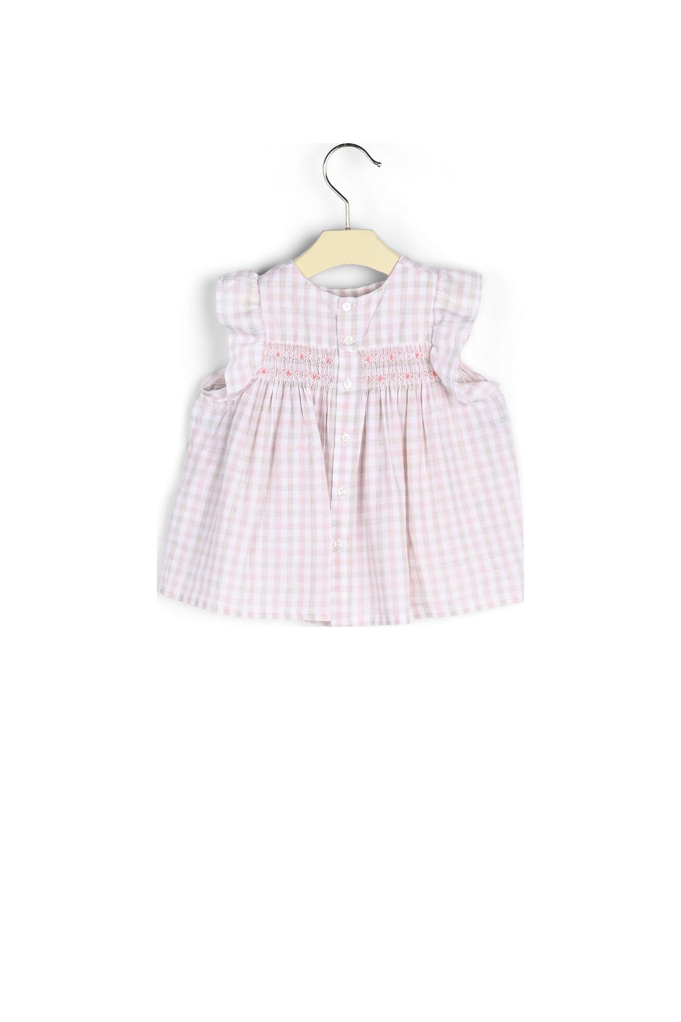 Blouse en coton et lin Bonpoint Vintage seconde main photo 3