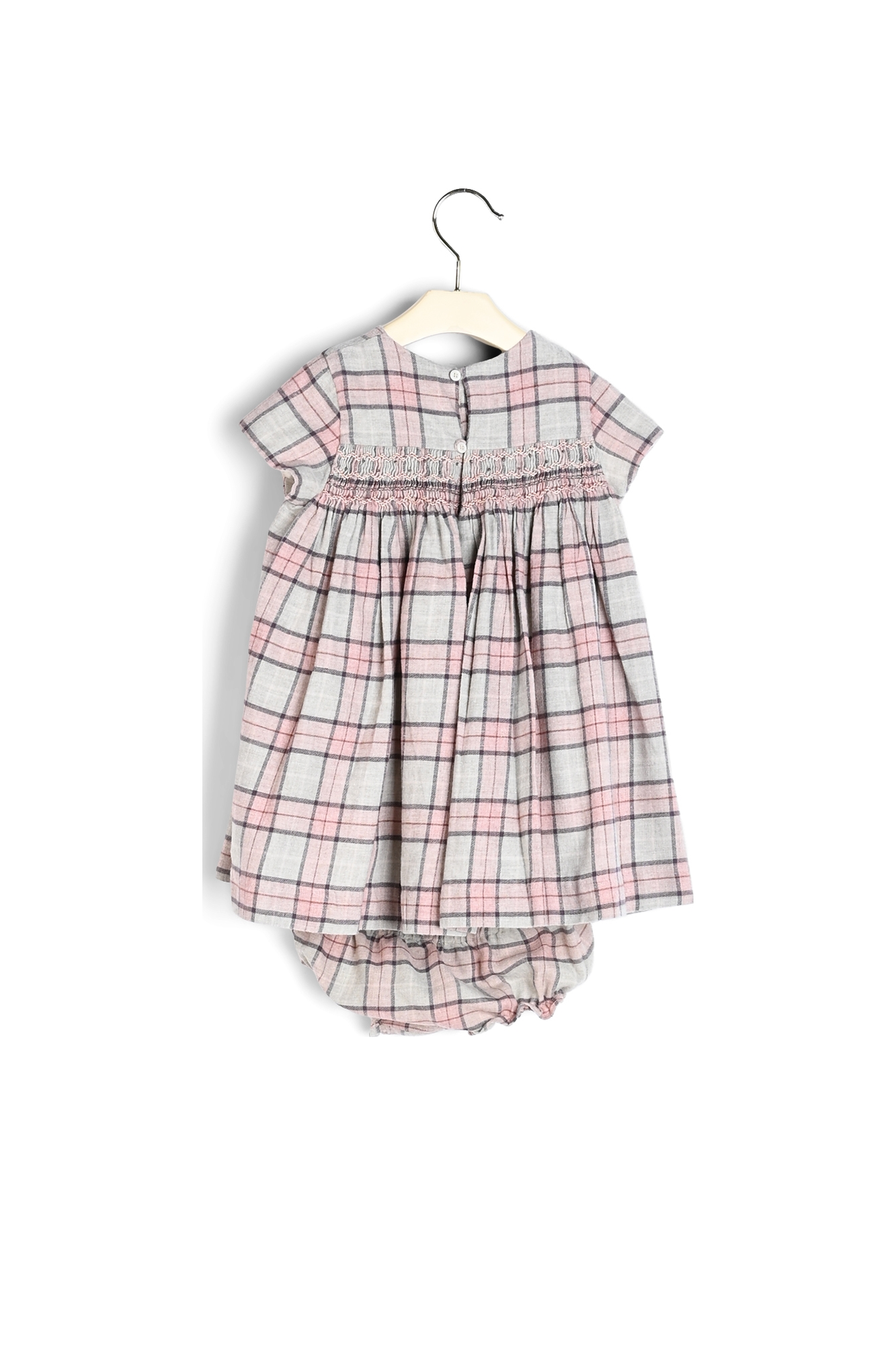 Robe habillée smockée Maruska Bonpoint Vintage seconde main photo 3