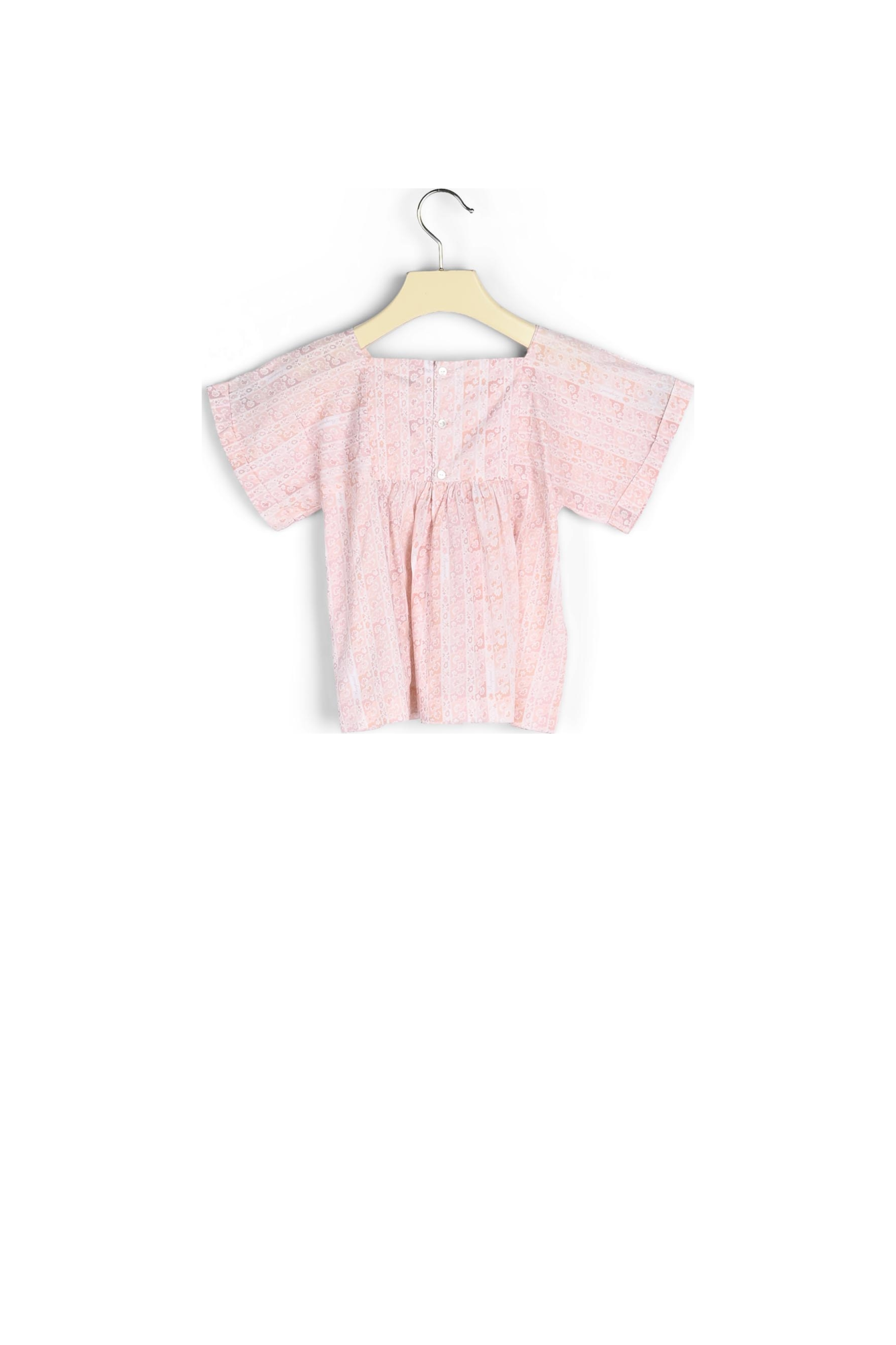 Blouse smockée en tissu Liberty Bonpoint Vintage seconde main photo 3