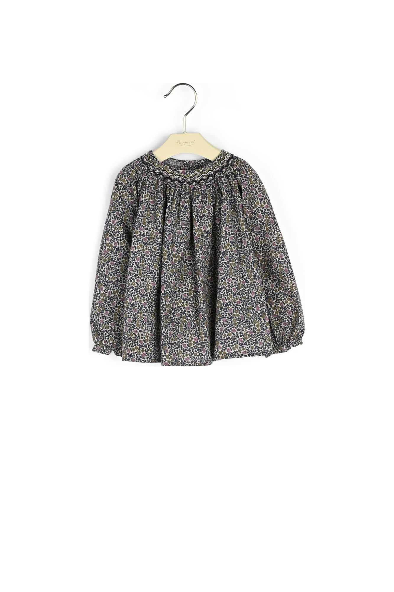 Blouse smockée Griotte Bonpoint Vintage seconde main photo 1