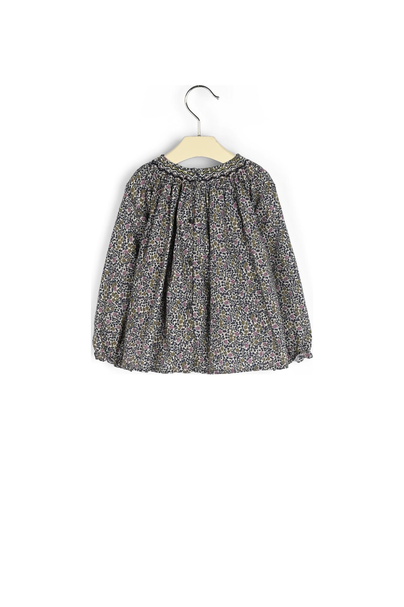 Blouse smockée Griotte Bonpoint Vintage seconde main photo 2