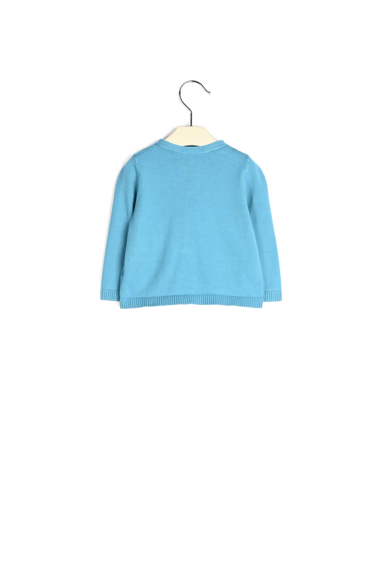 Cardigan col V à poches Bonpoint Vintage seconde main photo 3