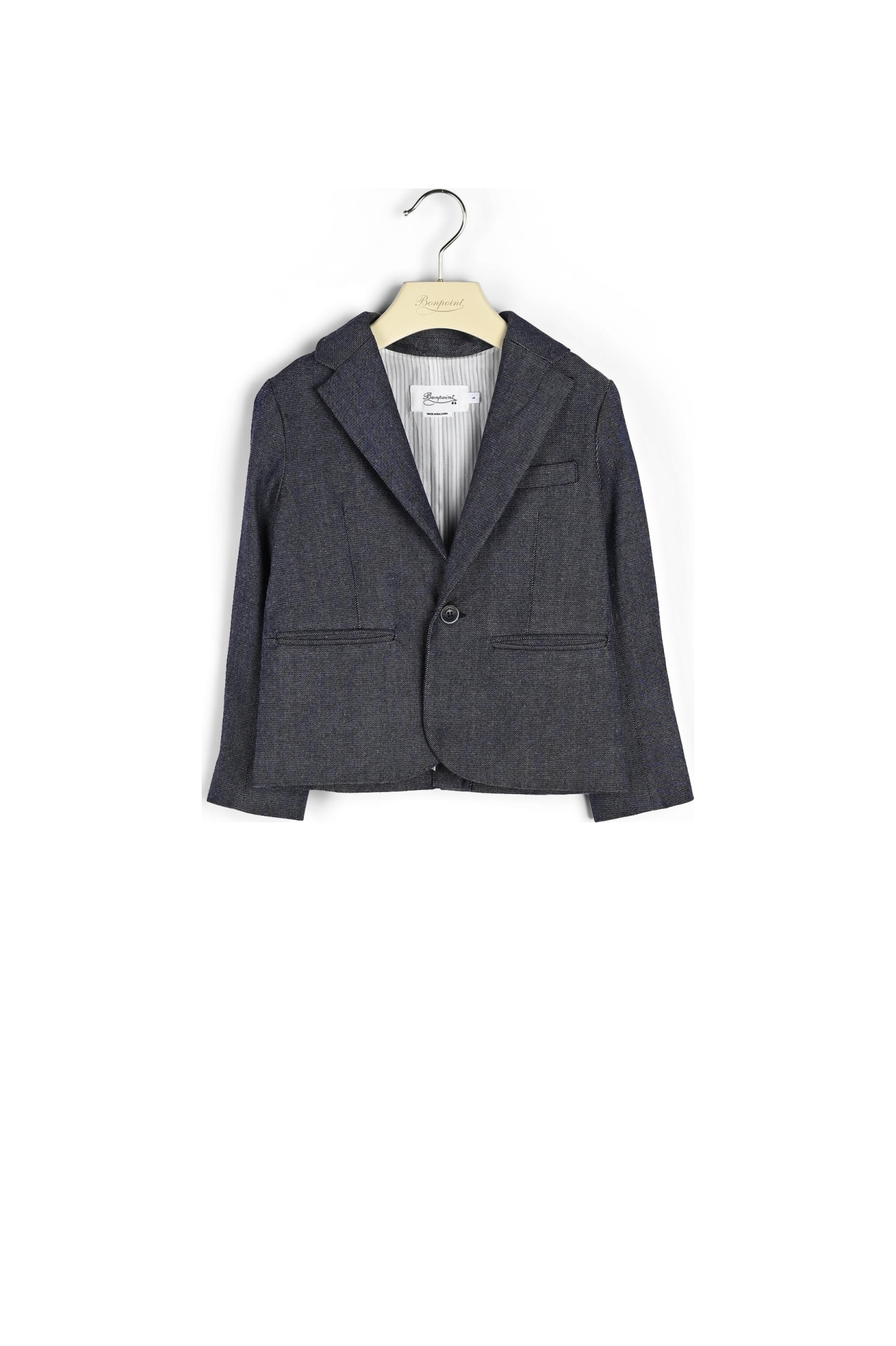 Veste en denim laine et coton Bonpoint Vintage seconde main photo 2