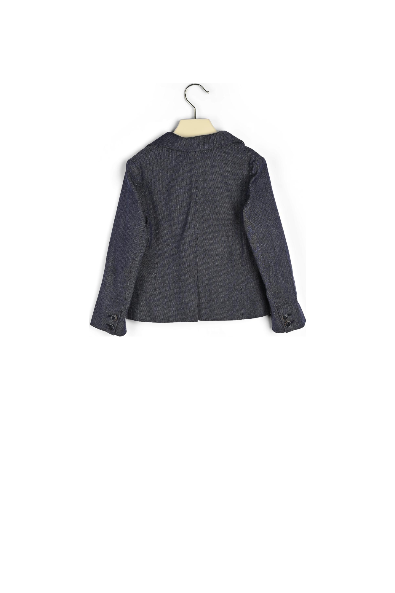 Veste en denim laine et coton Bonpoint Vintage seconde main photo 3