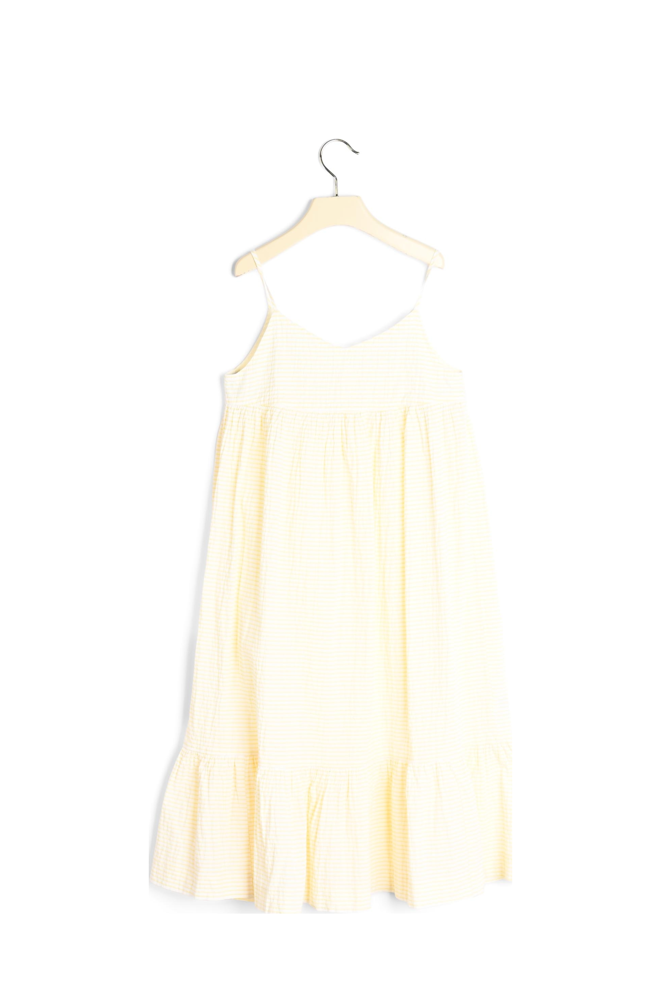 Robe en coton gaufré rayé Bonpoint Vintage seconde main photo 3