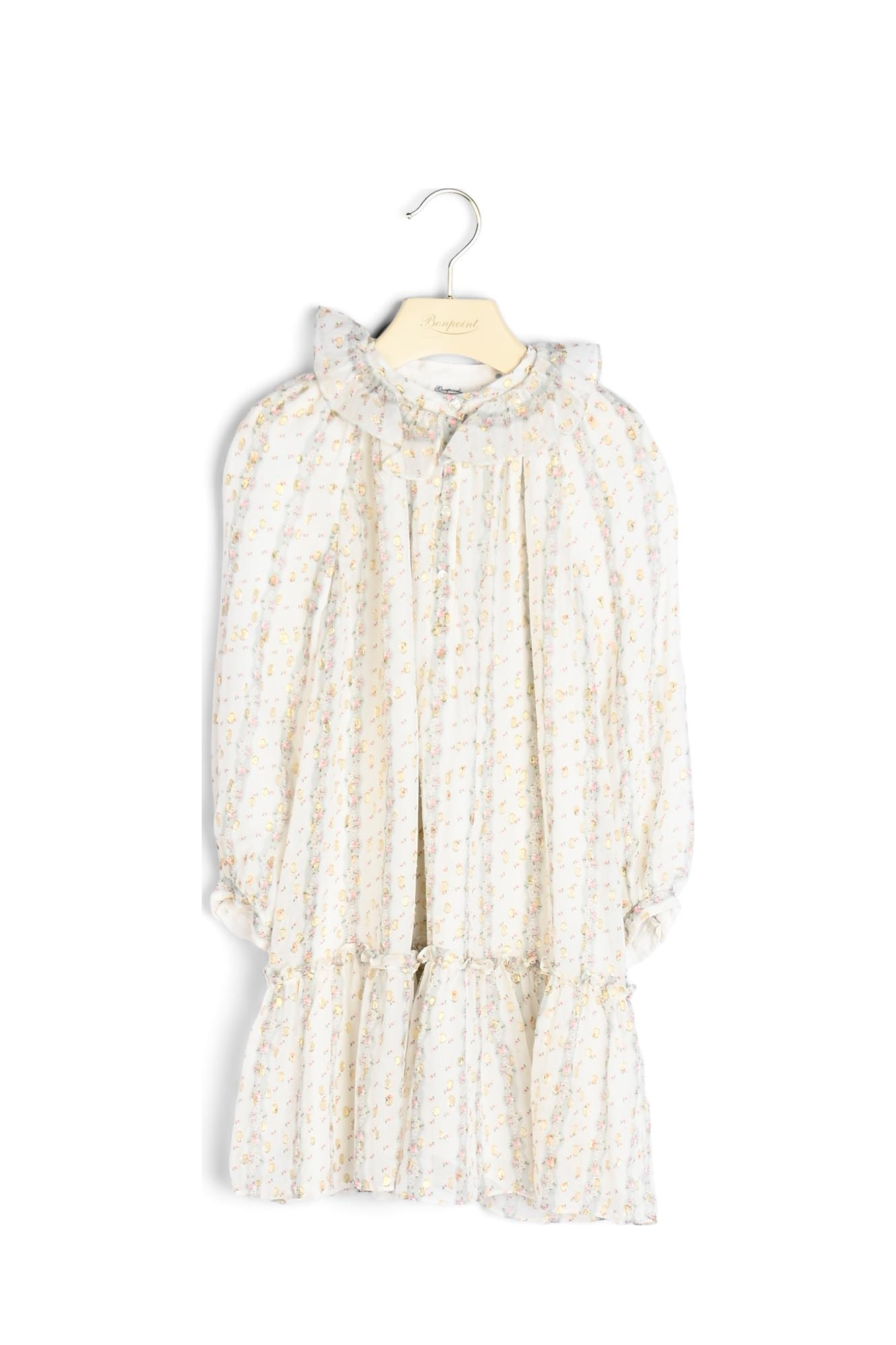 Robe en mousseline de soie Bonpoint Vintage seconde main photo 1