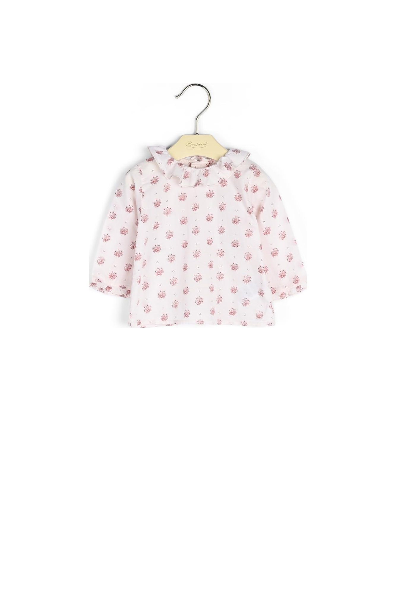 Blouse imprimée en voile de coton Bonpoint Vintage seconde main photo 2