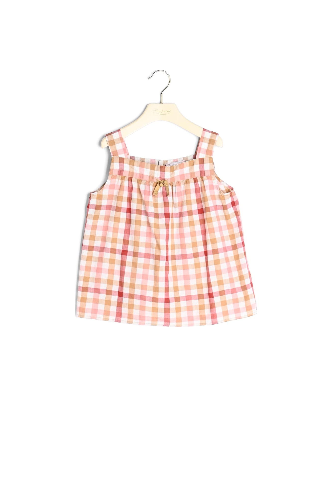 Blouse à carreaux Bonpoint Vintage seconde main photo 2