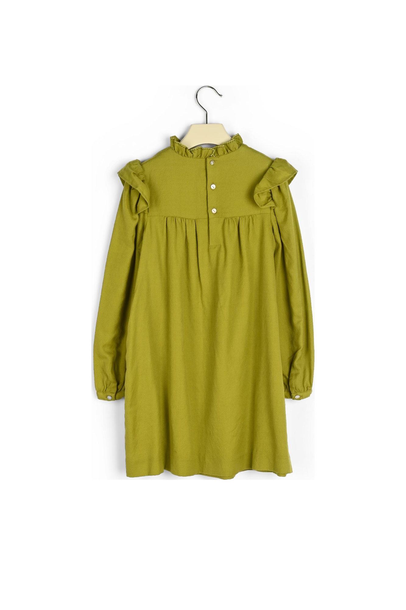 Robe volantée et brodée Bonpoint Vintage seconde main photo 3