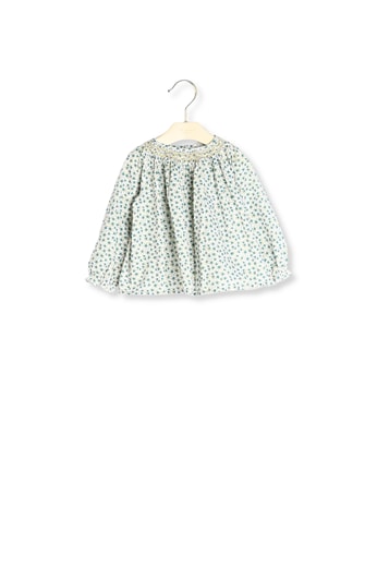 Blouse smockée Griotte Bonpoint Vintage seconde main photo 2