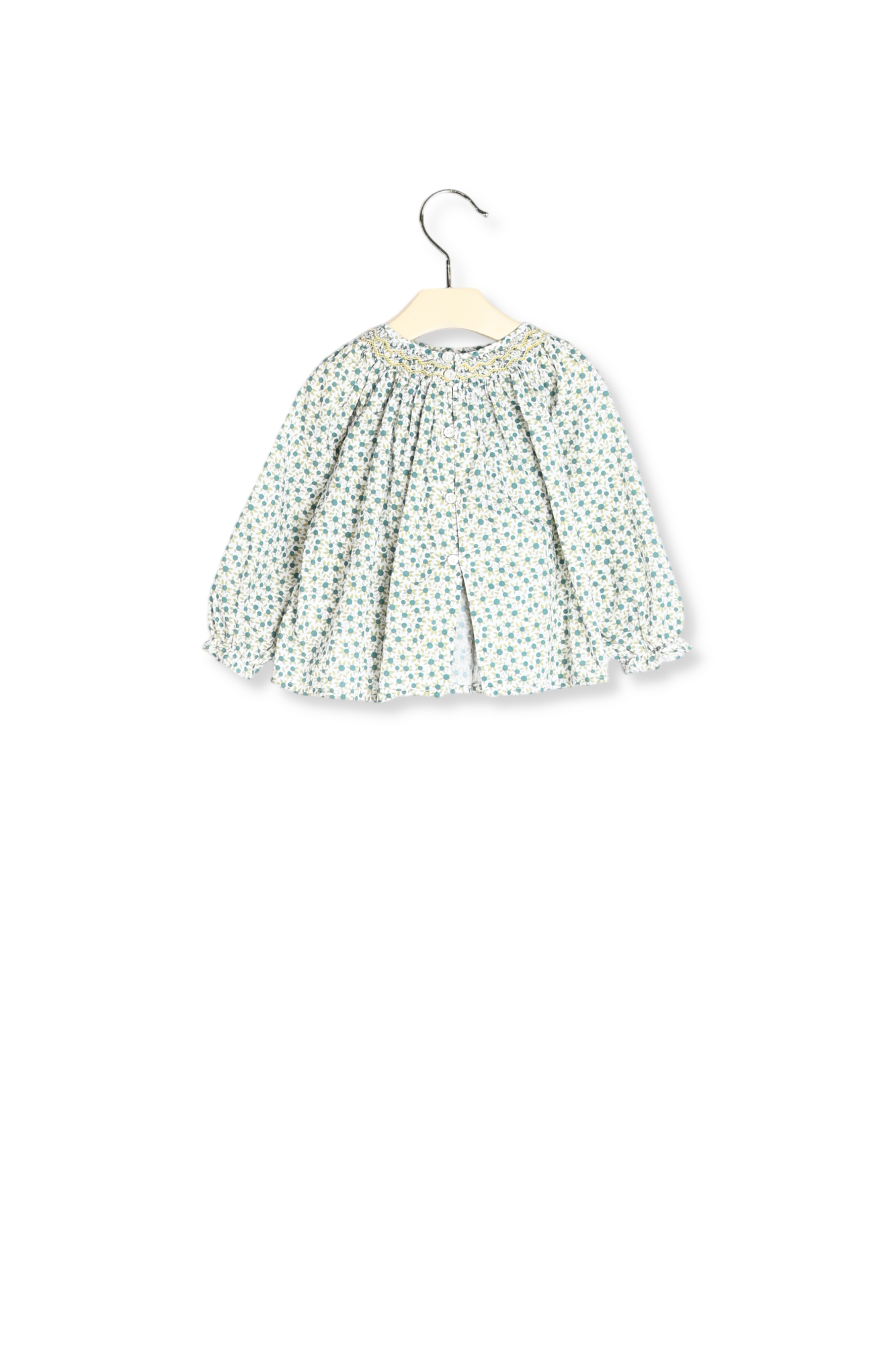 Blouse smockée Griotte Bonpoint Vintage seconde main photo 2