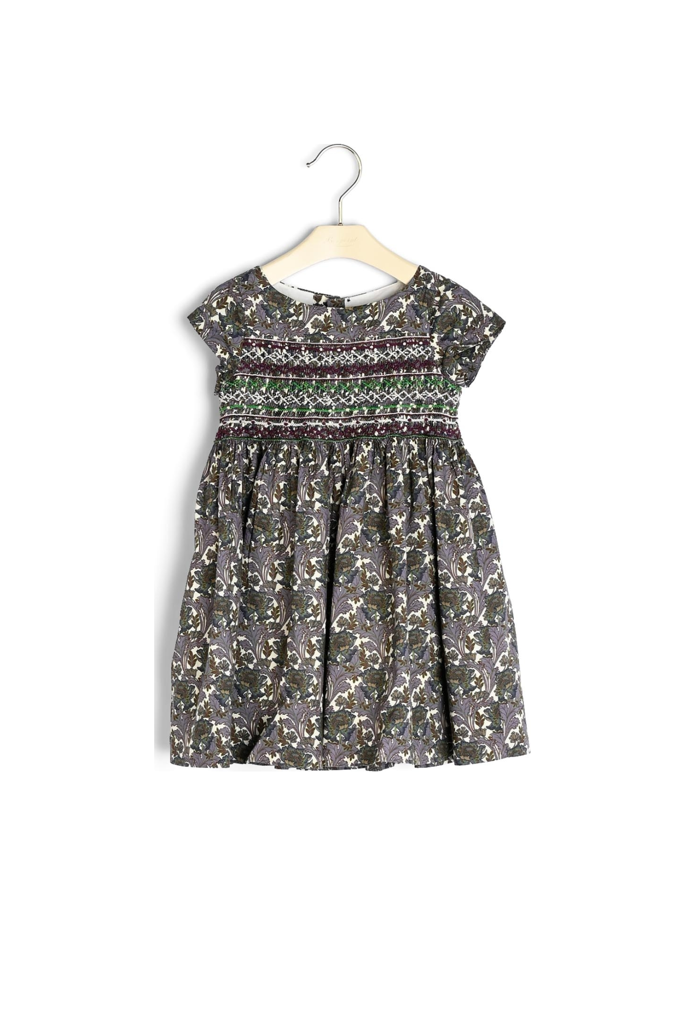 Robe smockée en tissu Liberty Bonpoint Vintage seconde main photo 1