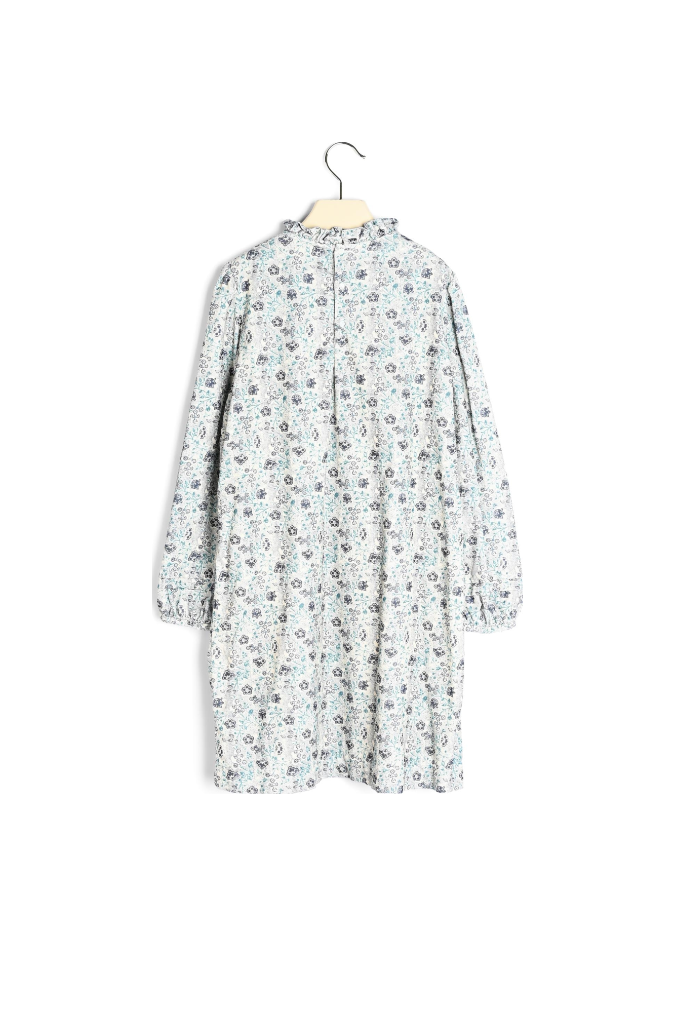 Robe en velours milleraies imprimé Bonpoint Vintage seconde main photo 3