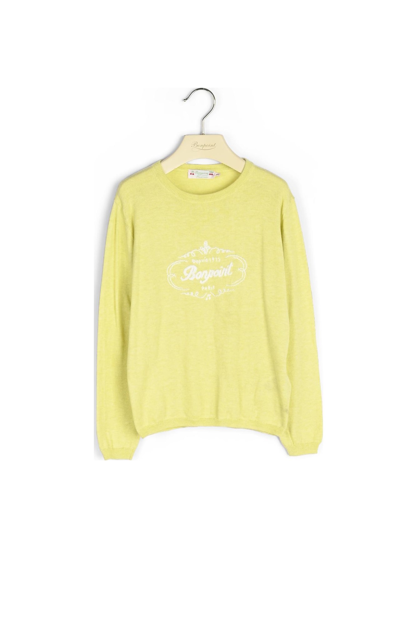 Pull avec broderie main Bonpoint Vintage seconde main photo 2