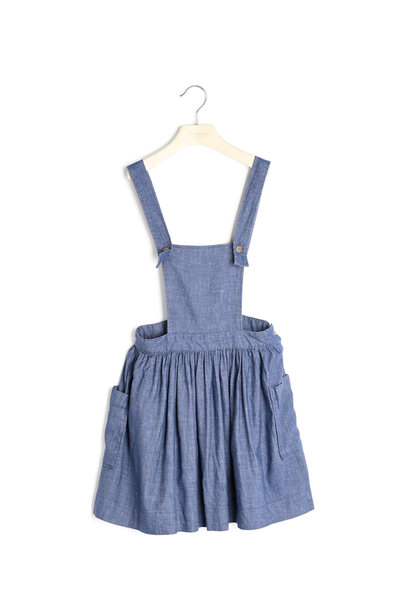Robe tablier en twill Bonpoint Vintage seconde main photo 2