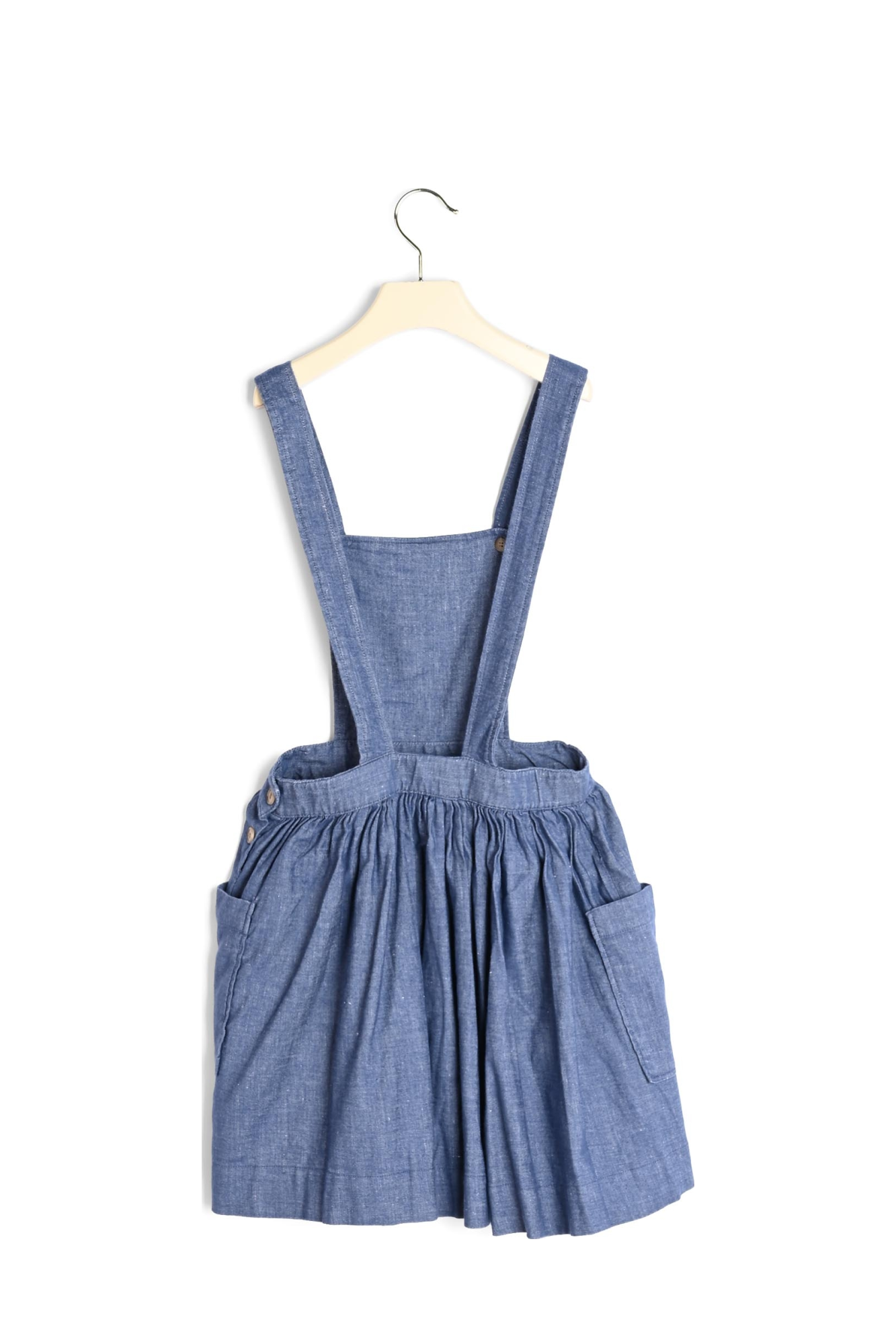 Robe tablier en twill Bonpoint Vintage seconde main photo 3