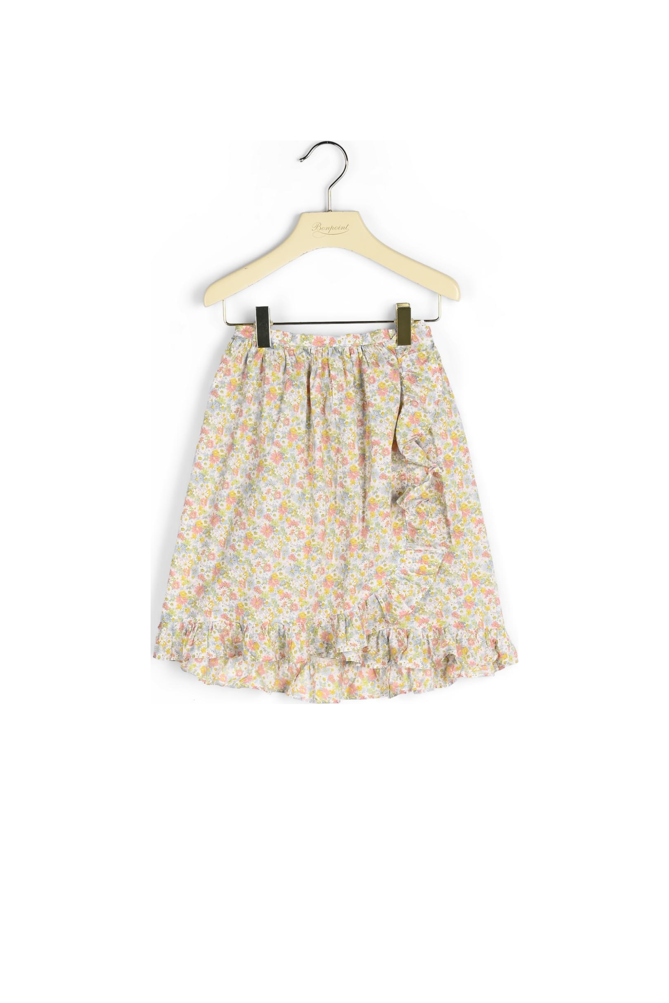 Jupe portefeuille en coton Liberty Bonpoint Vintage seconde main photo 2