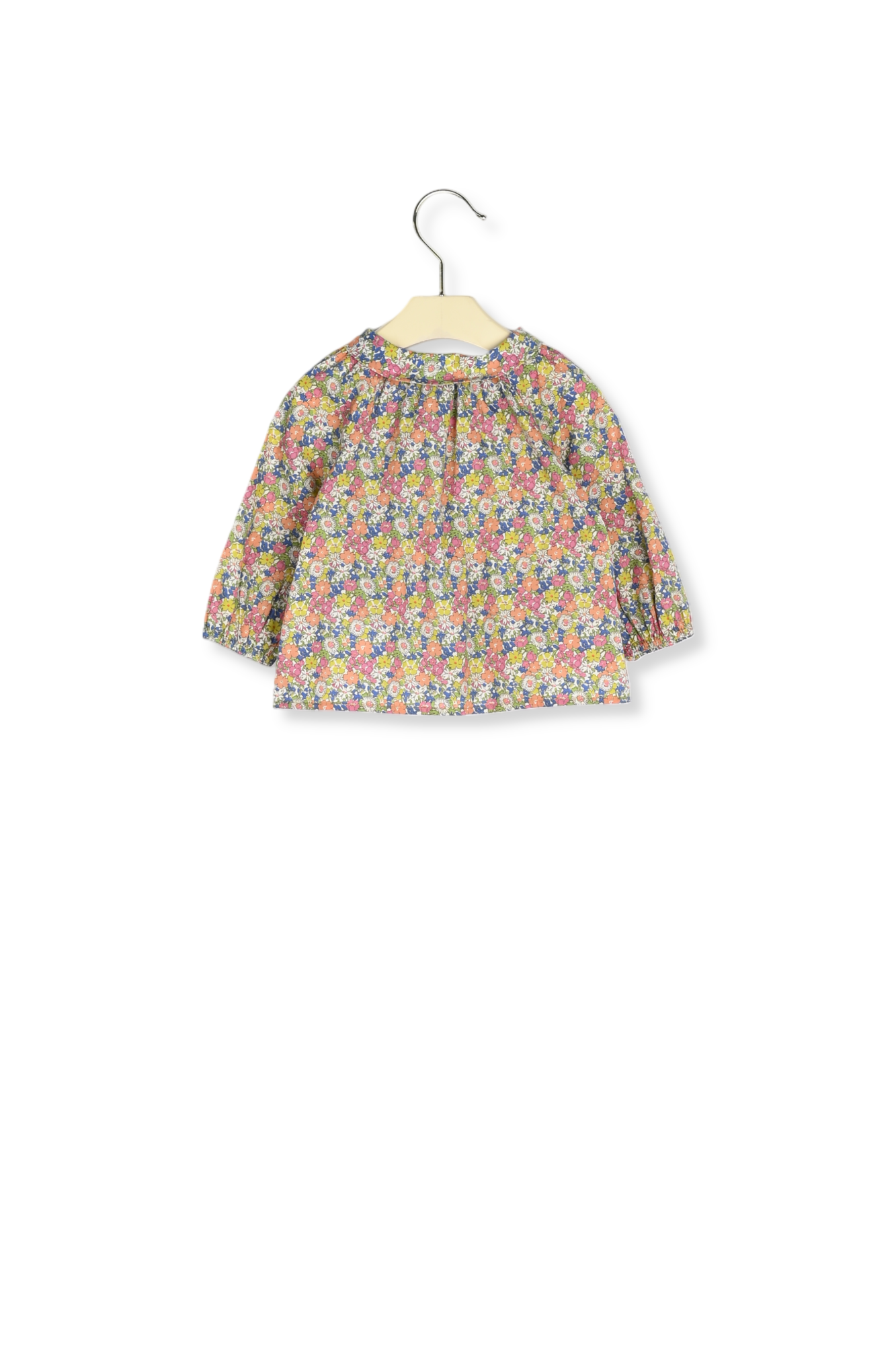 Blouse en tissu liberty exclusif Bonpoint Vintage seconde main photo 3
