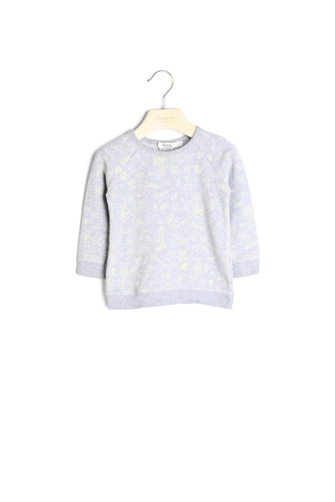 Sweatshirt en molleton Bonpoint Vintage seconde main photo 2