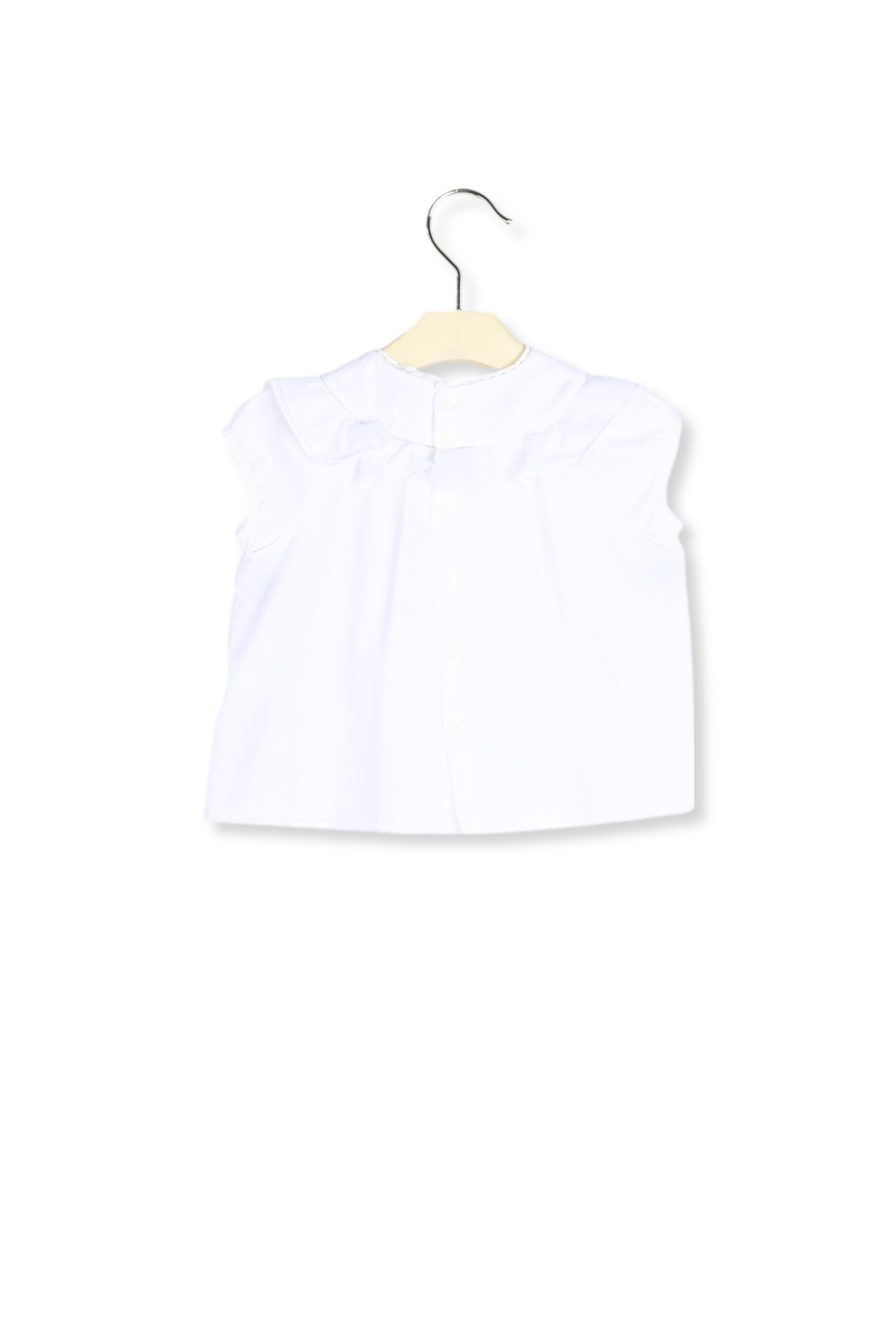 Blouse avec dentelle Bonpoint Vintage seconde main photo 2